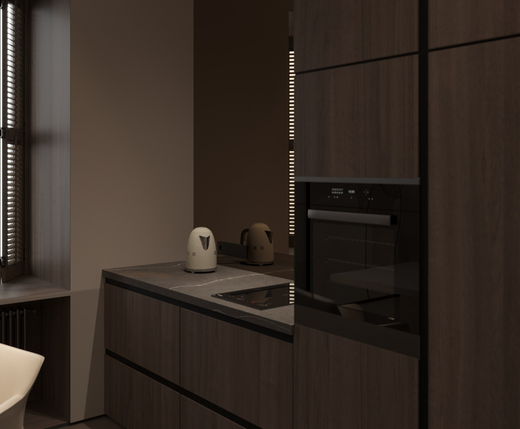 Patriarch Ponds Apartment. Алла Нечаева|Интерьерная визуализация