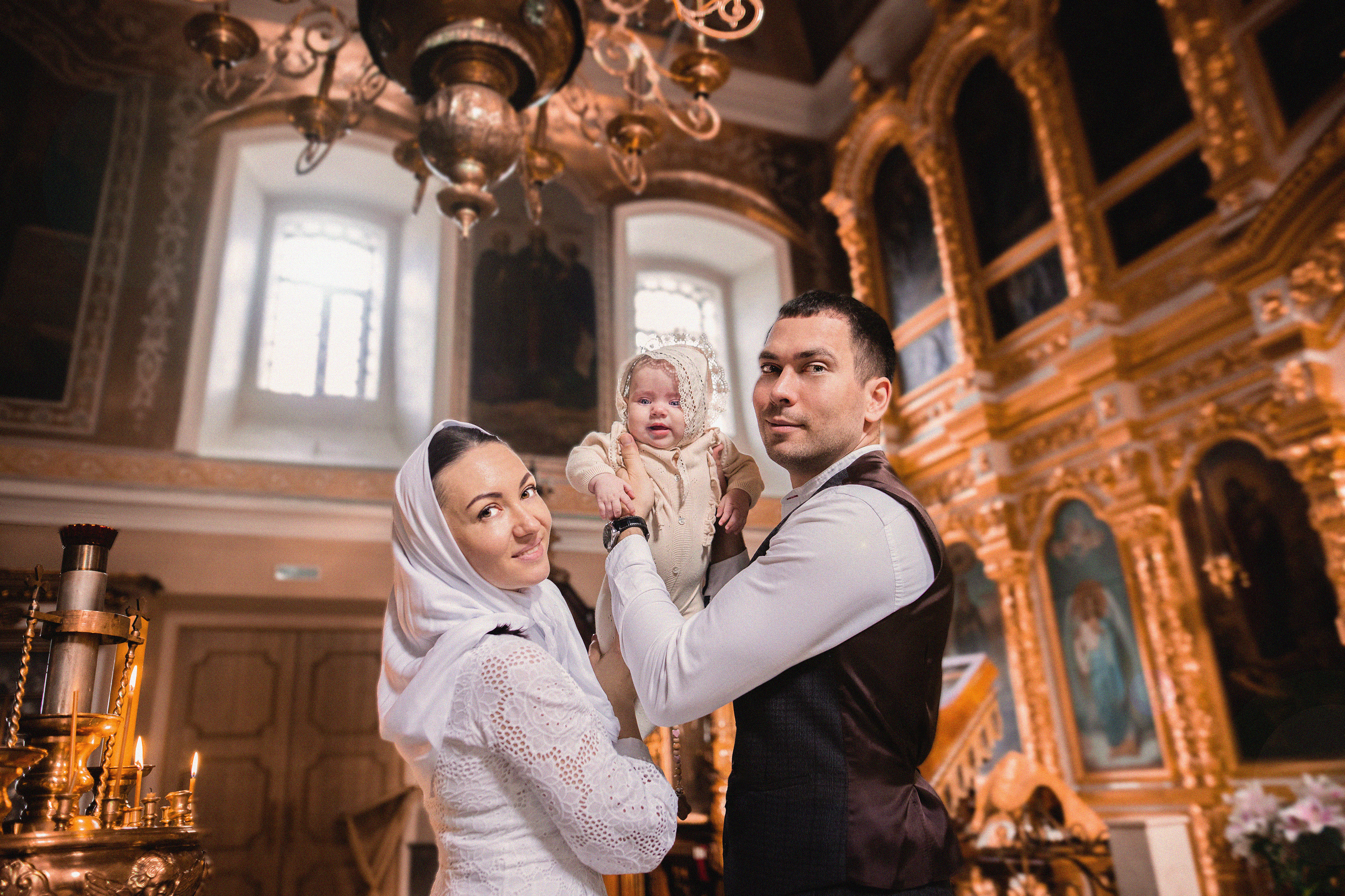 Крещение в Церкови Преображения Господня г. Нижний Новгород. Фотограф на крещение и венчание в Нижнем Новгороде.Свадебный Фотограф