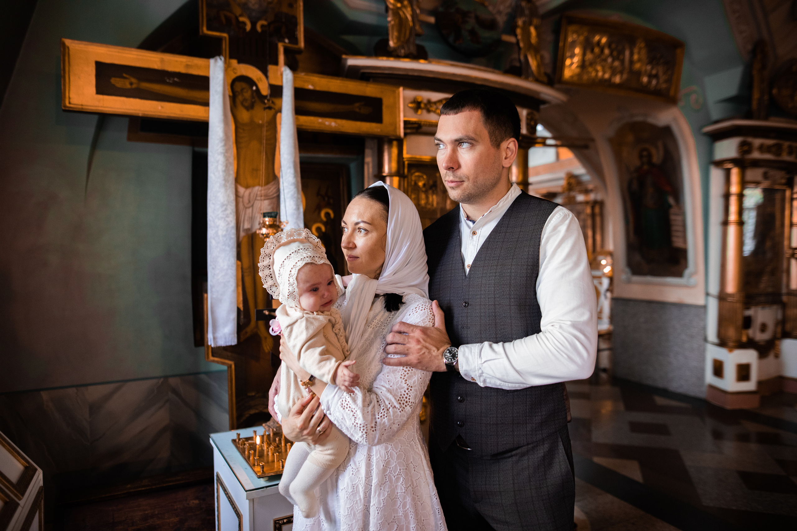 Крещение в Церкови Преображения Господня г. Нижний Новгород. Фотограф на крещение и венчание в Нижнем Новгороде.Свадебный Фотограф