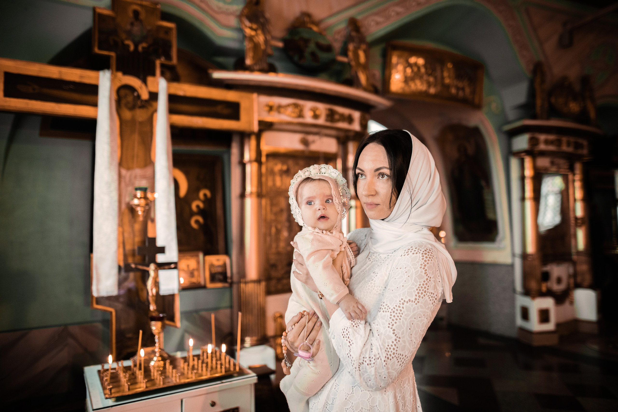 Крещение в Церкови Преображения Господня г. Нижний Новгород. Фотограф на крещение и венчание в Нижнем Новгороде.Свадебный Фотограф