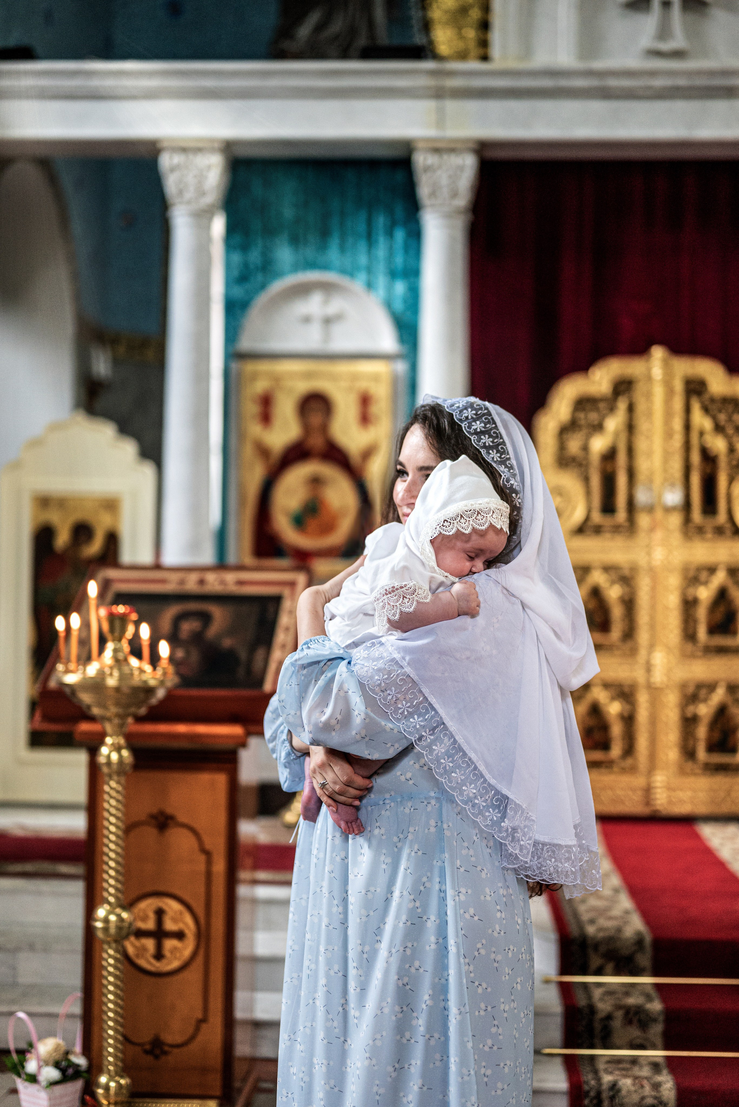 Крещение Анна. Семейный и детский фотограф Москва