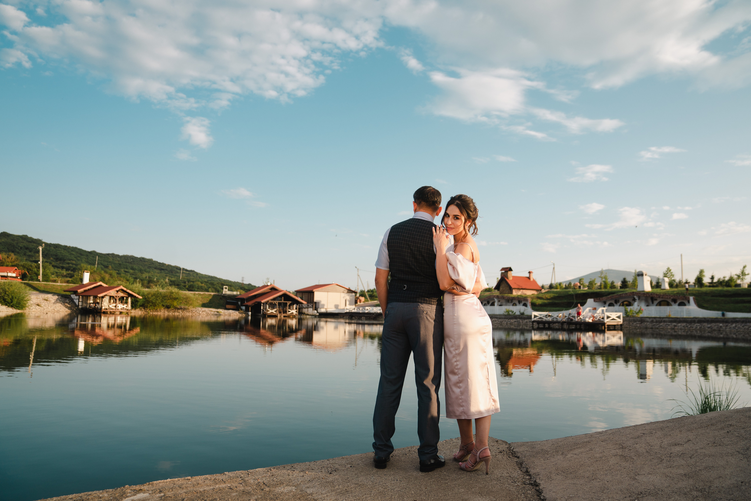 свадьба на озере