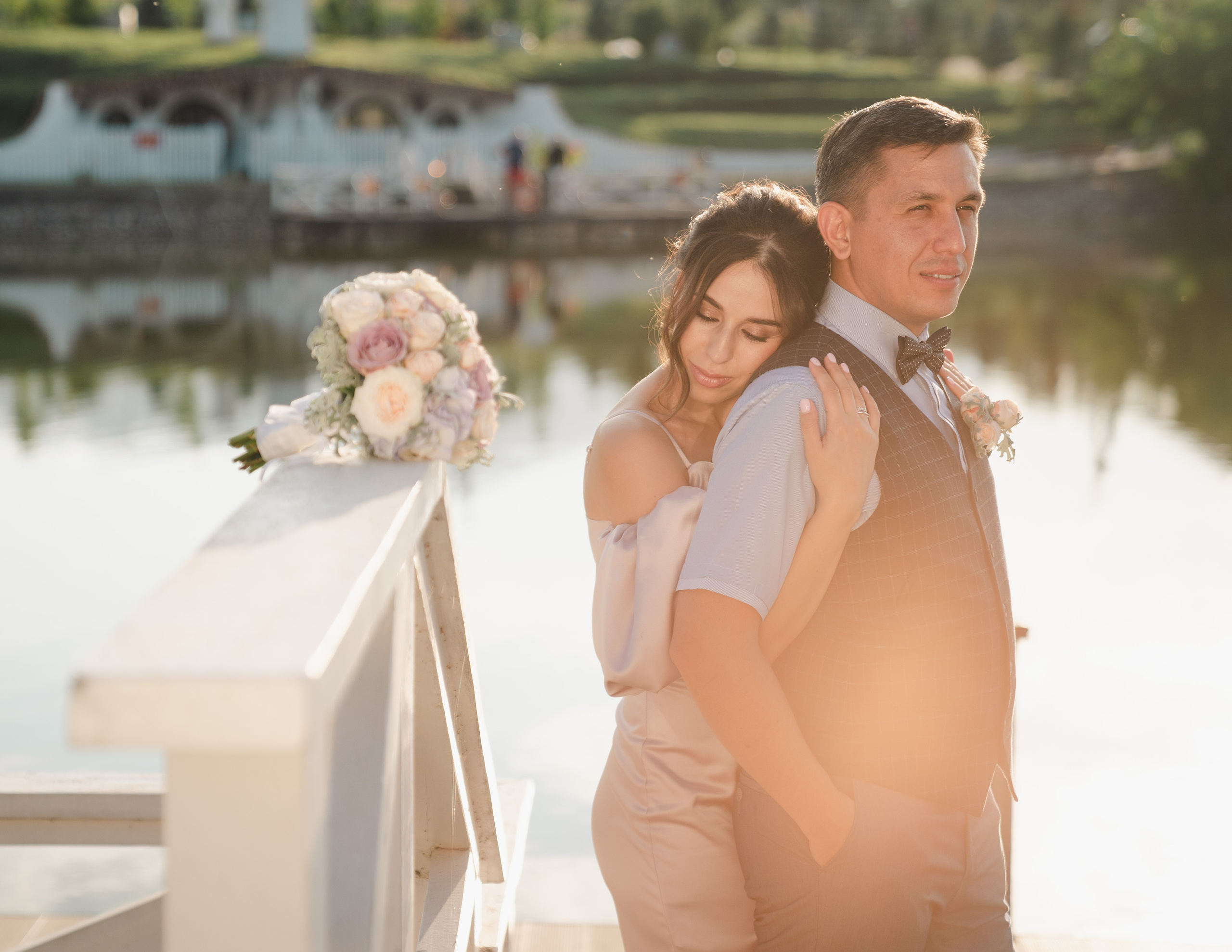 свадьба на озере