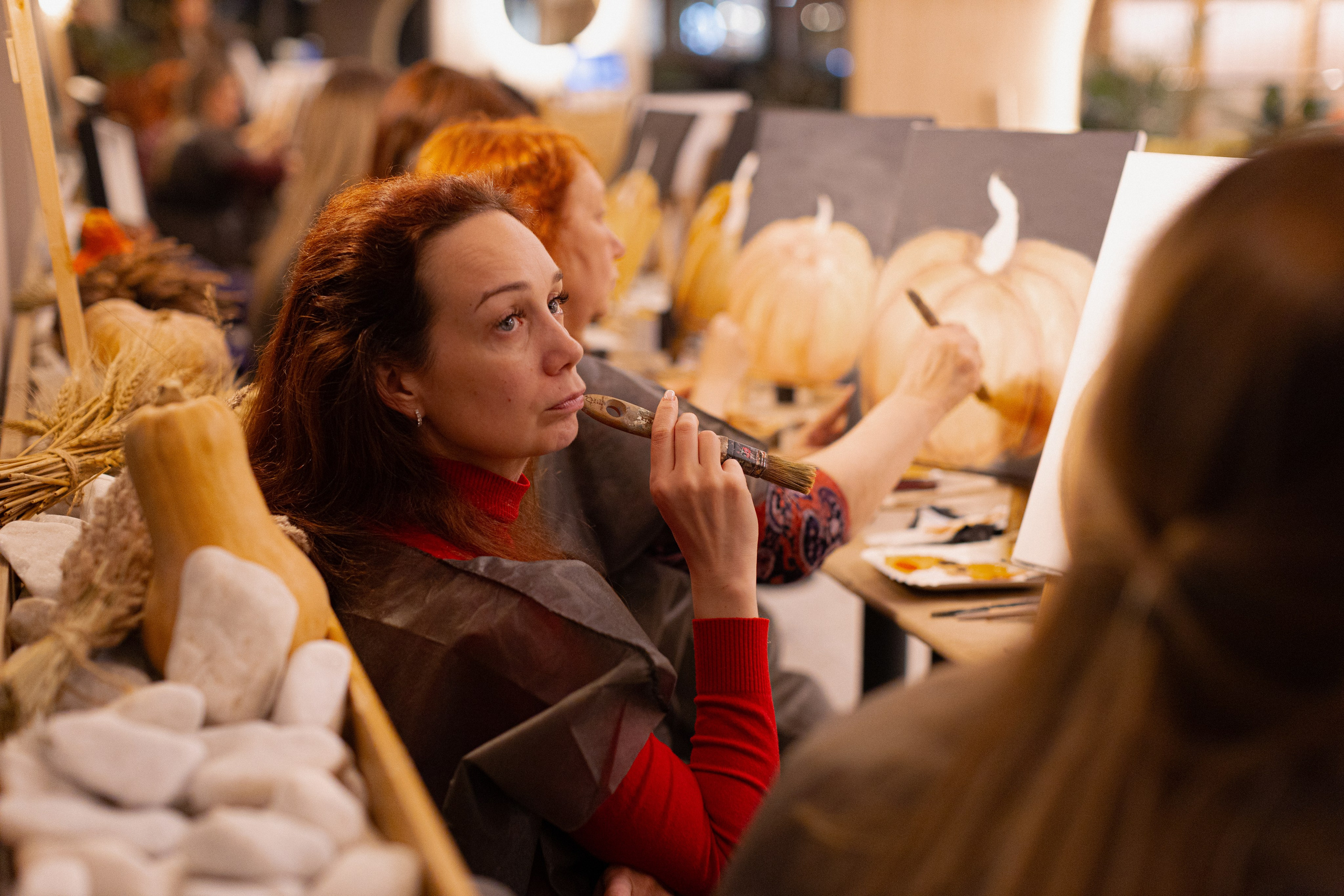 МК Тыква в кафе Здрасте. Анастасия Ракчеева Художник