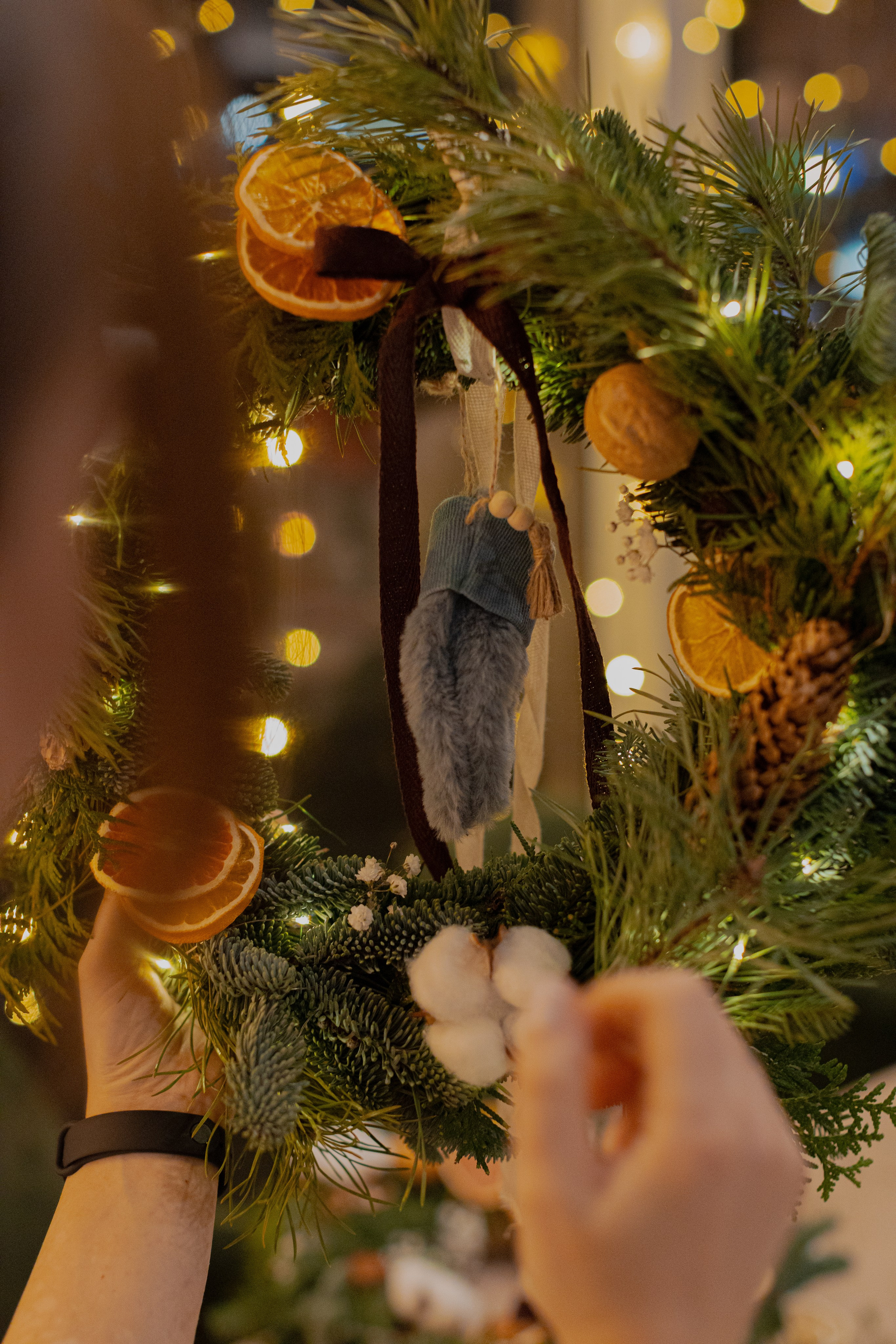 Мк Новогодний Венок. Анастасия Ракчеева Художник