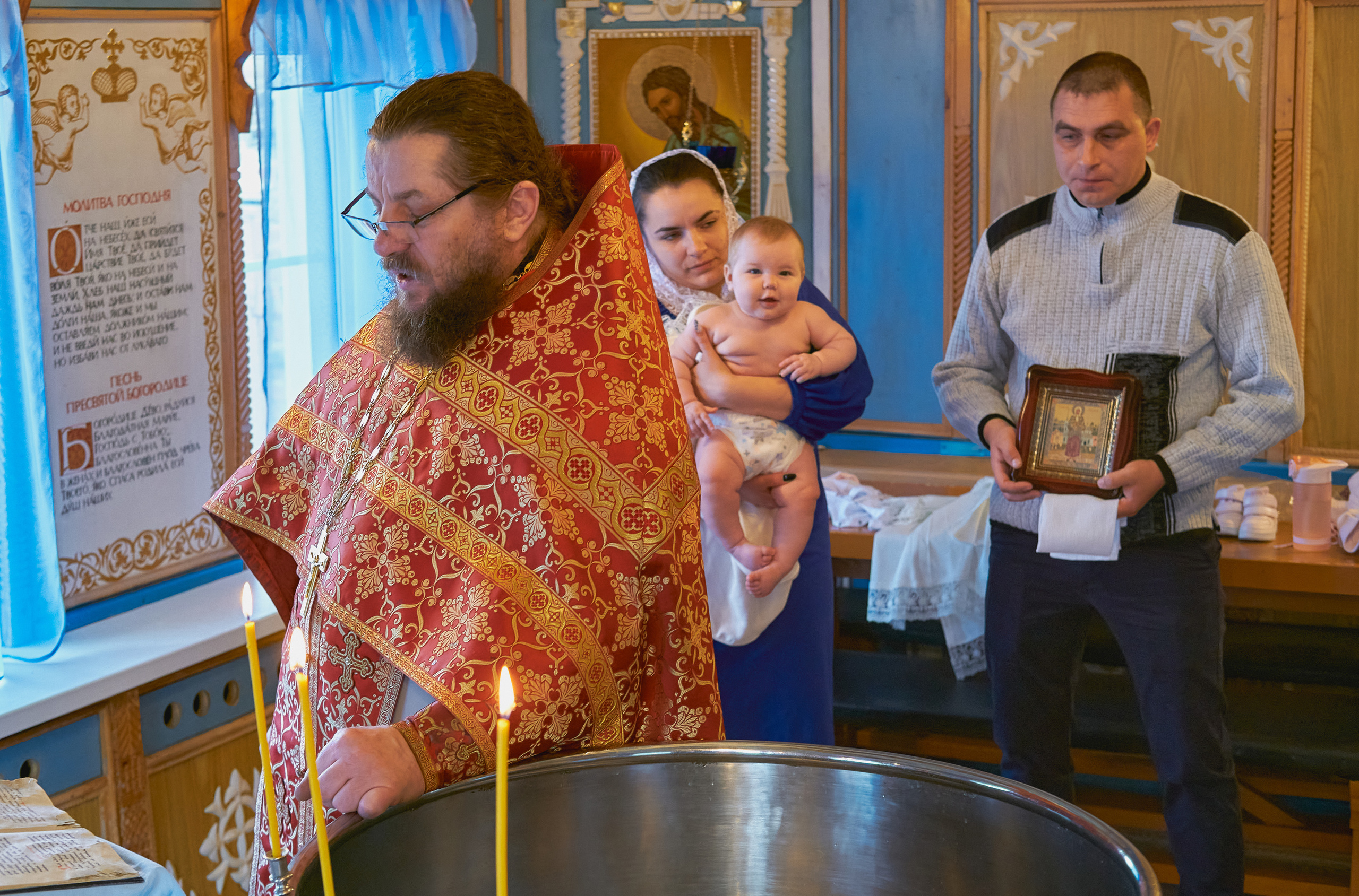 Крещение_семья М. Семейный и женский фотограф в Новомосковске и Узловой Михеева Татьяна