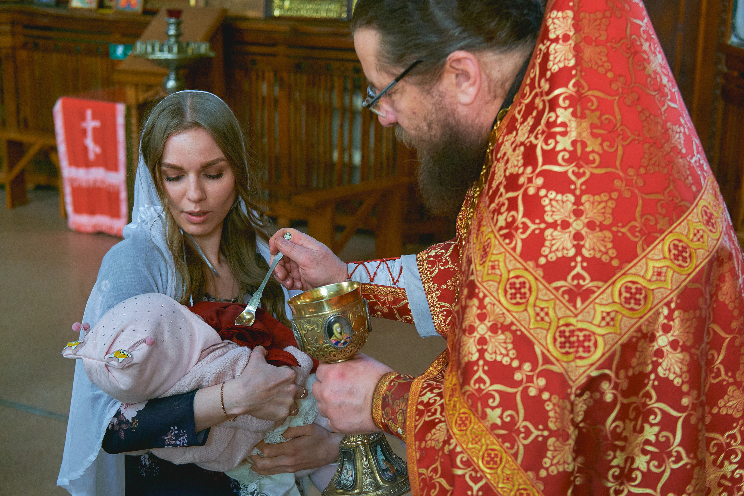 Крещение_семья М. Семейный и женский фотограф в Новомосковске и Узловой Михеева Татьяна