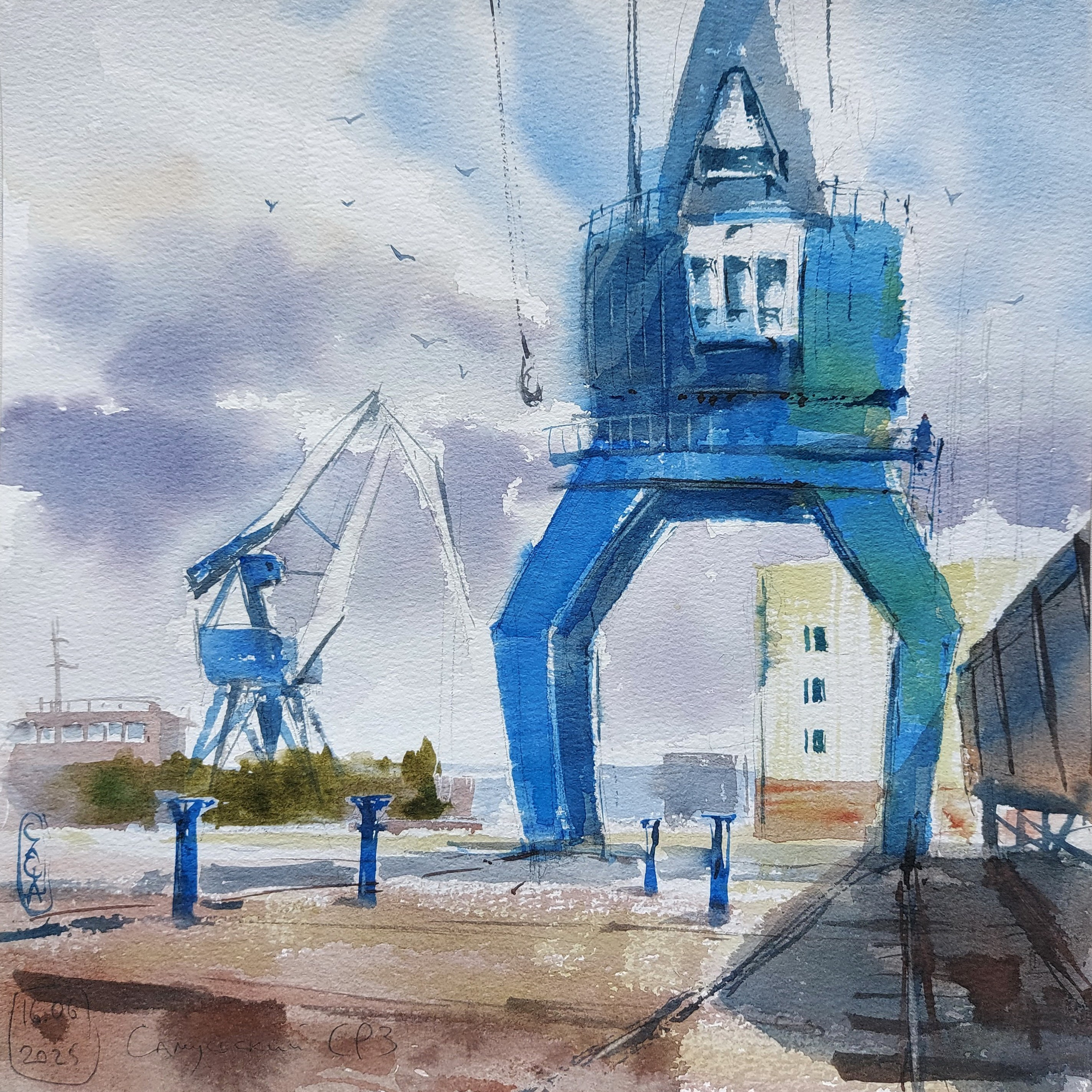 Samus Shipbuilding and Ship Repair Plant, Tomsk | June 2025 | 26 x 26 cm