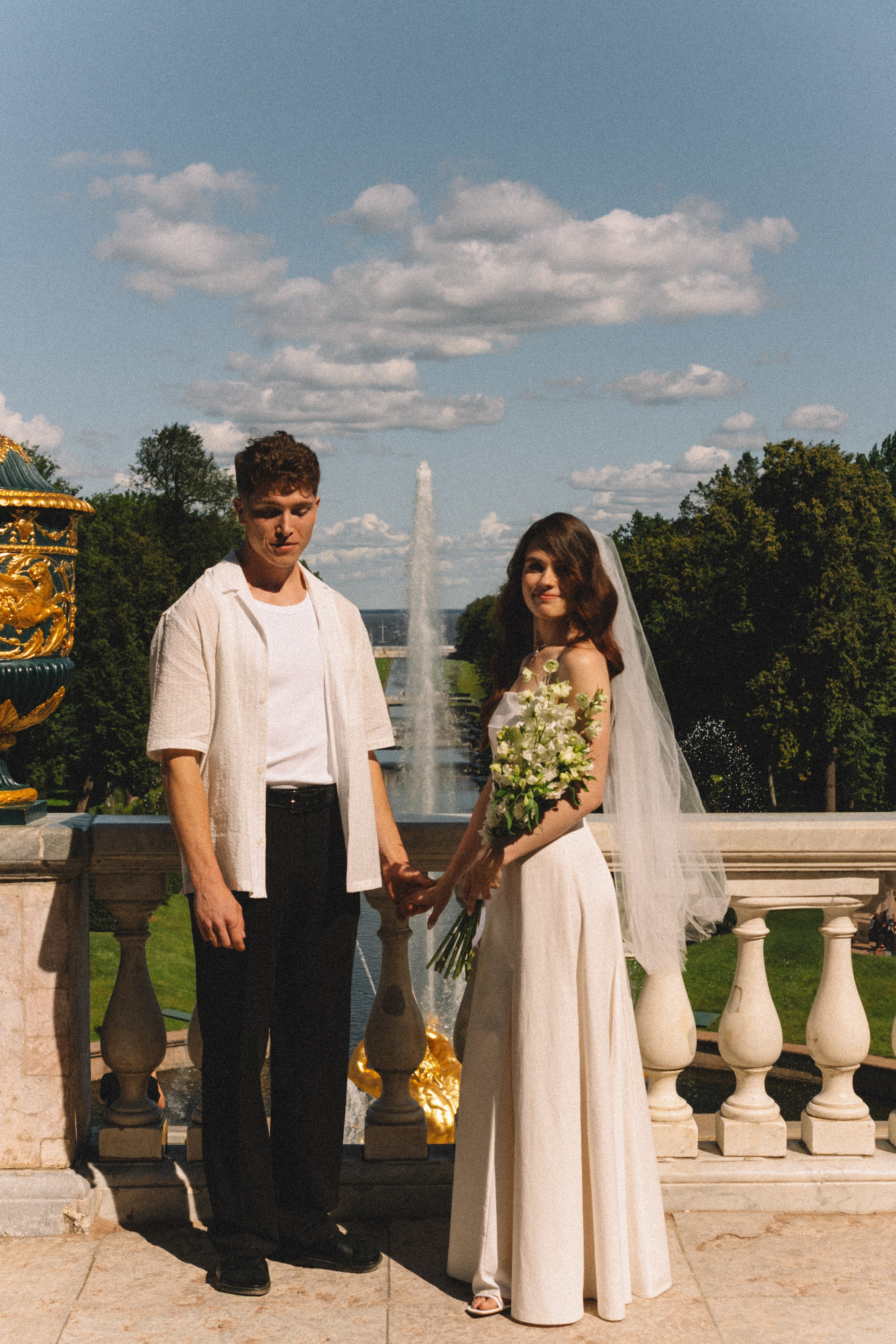 СВАДЕБНАЯ СЬЕМКА В ПЕТЕРГОФЕ И СЬЕМКА РЕПОРТАЖА В ЗАГСЕ ПЕТЕРГОФА. Профессиональный фотограф, Санкт-Петербург — Виктория Богомолова