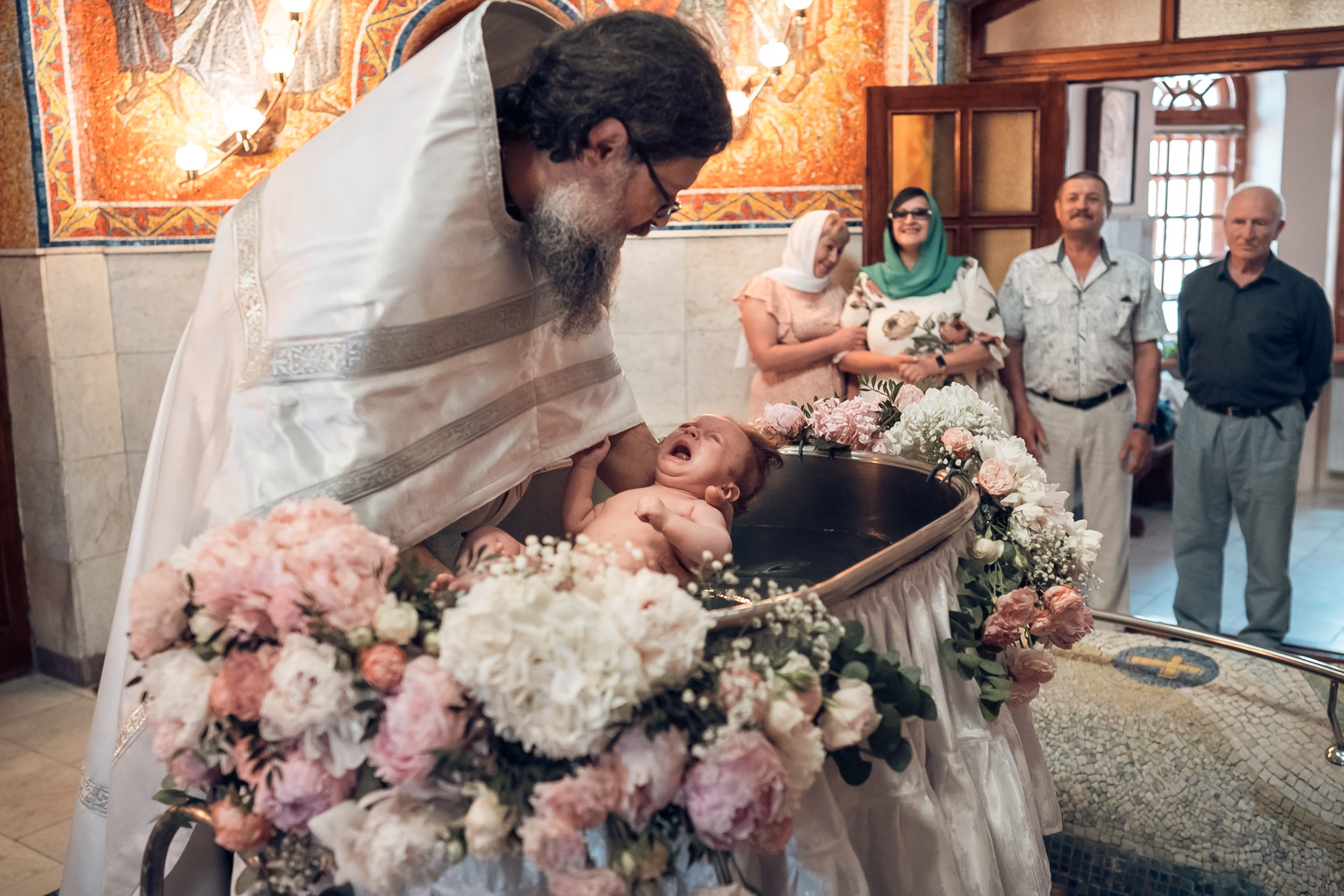 Крещение в Свято-Троицком монастыре Симферополь. Церковный фотограф Севастополь