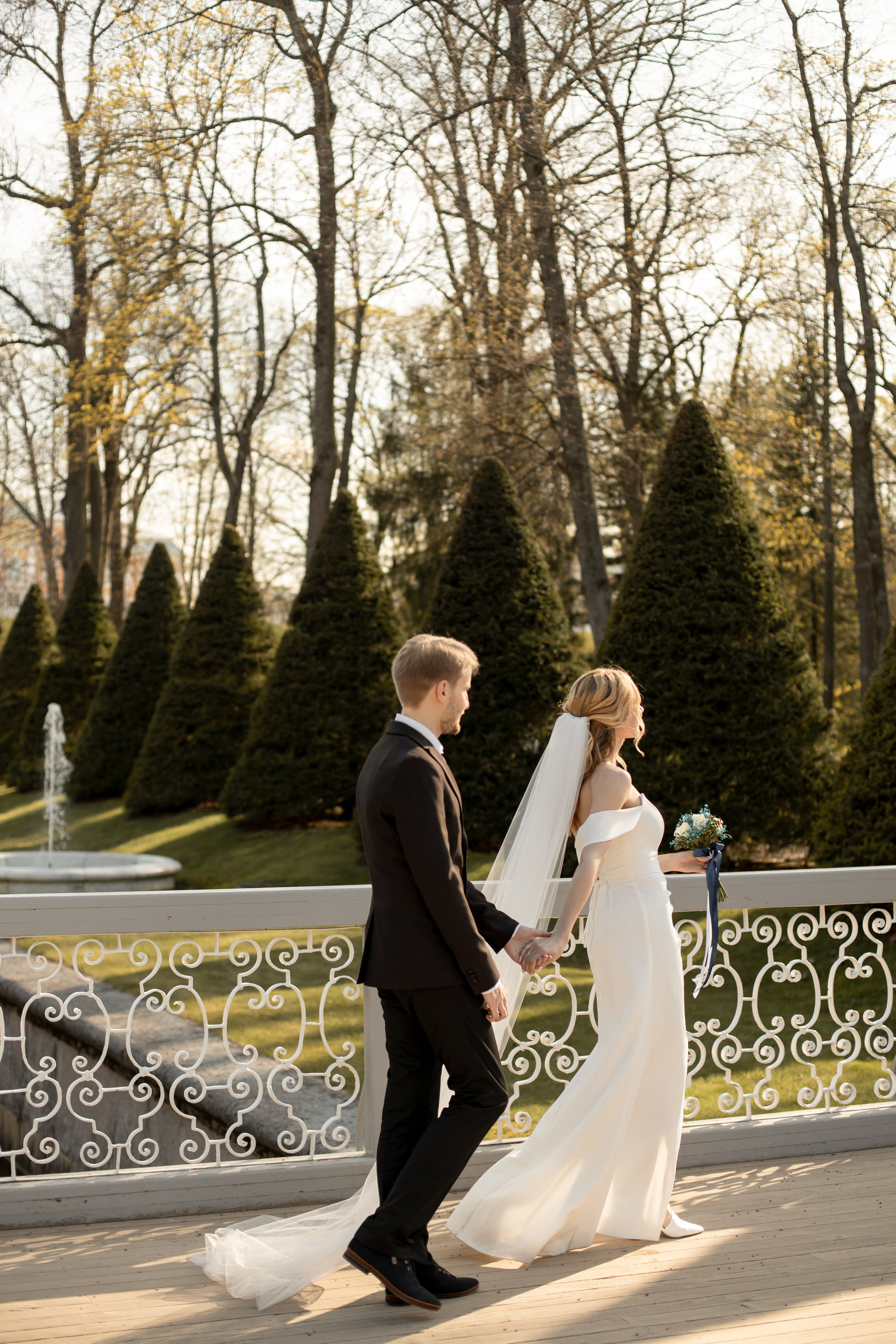 Петергоф / ЗАГС + прогулка. Свадебный и семейный фотограф в Москве Диана Левченко