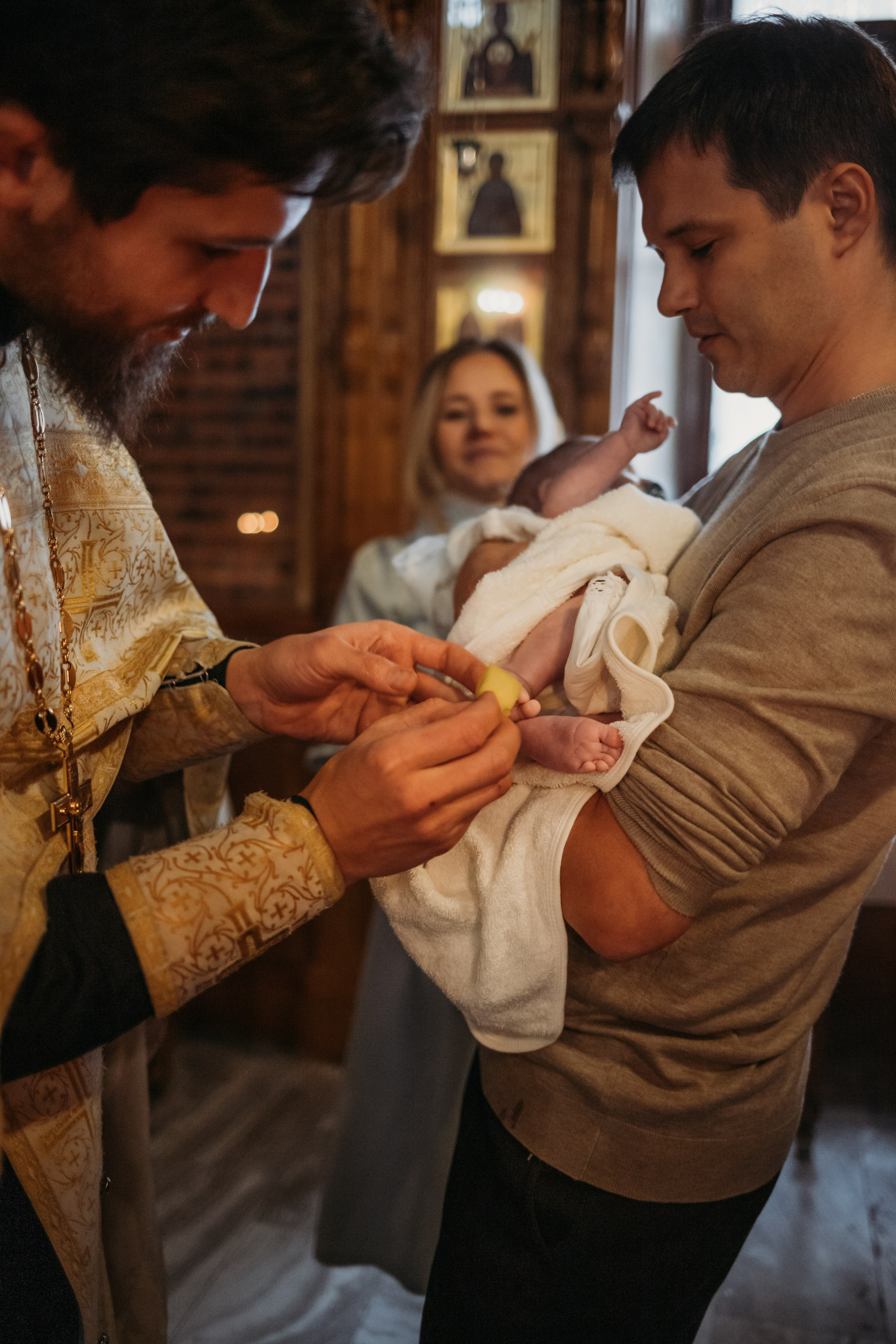 Крещение Тимофея. Семейный и детский фотограф в Москве Александра Нараевская