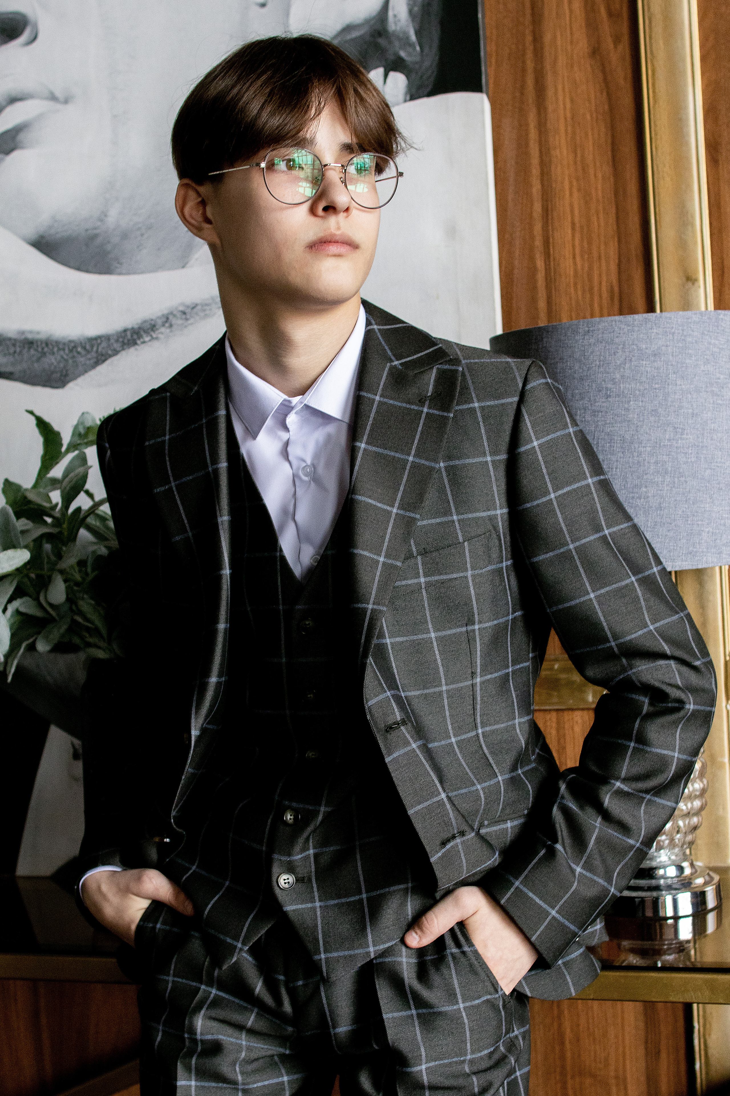 Школьный выпускной альбом, портрет выпускника