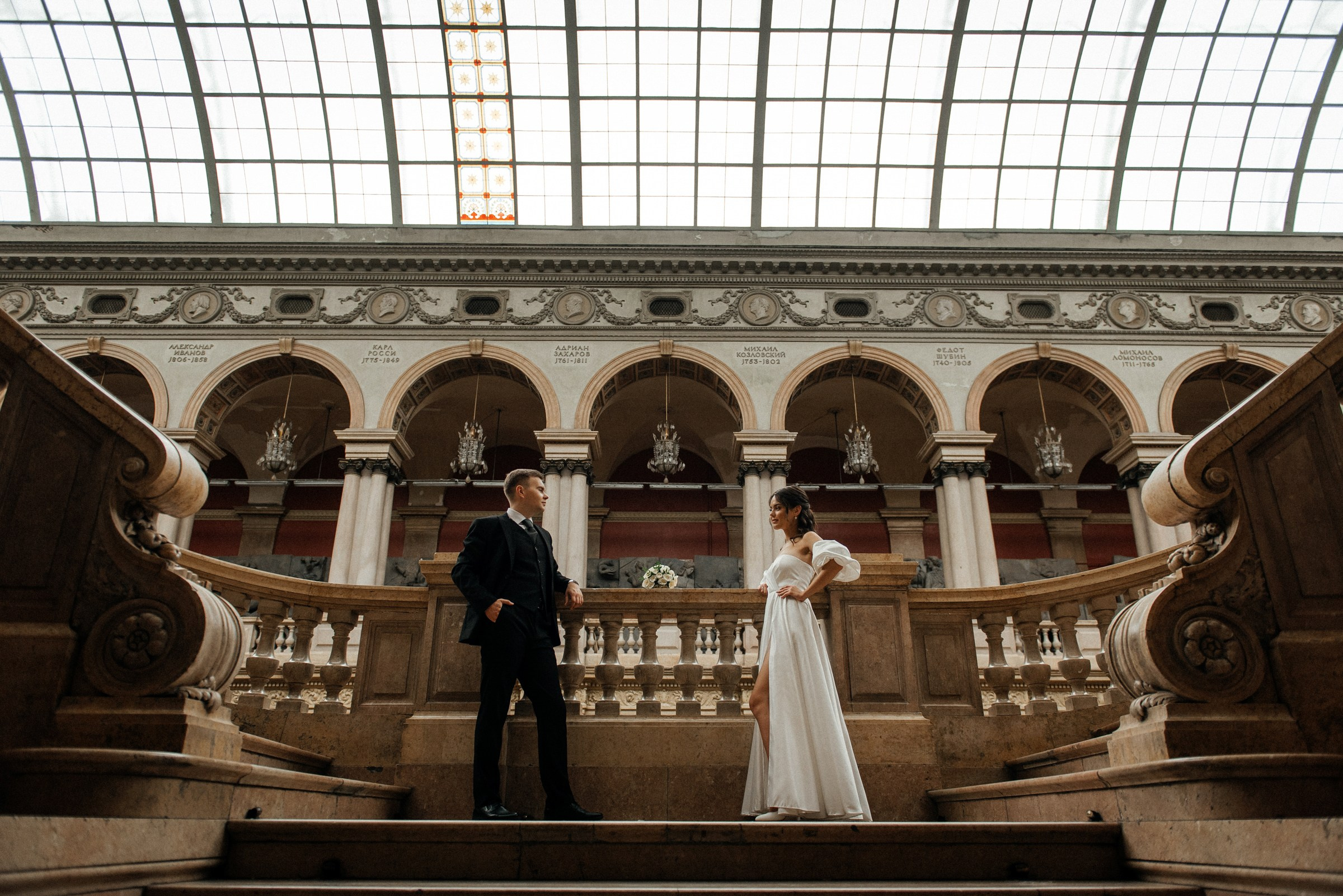 свадебная фотосессия в академии Штиглица