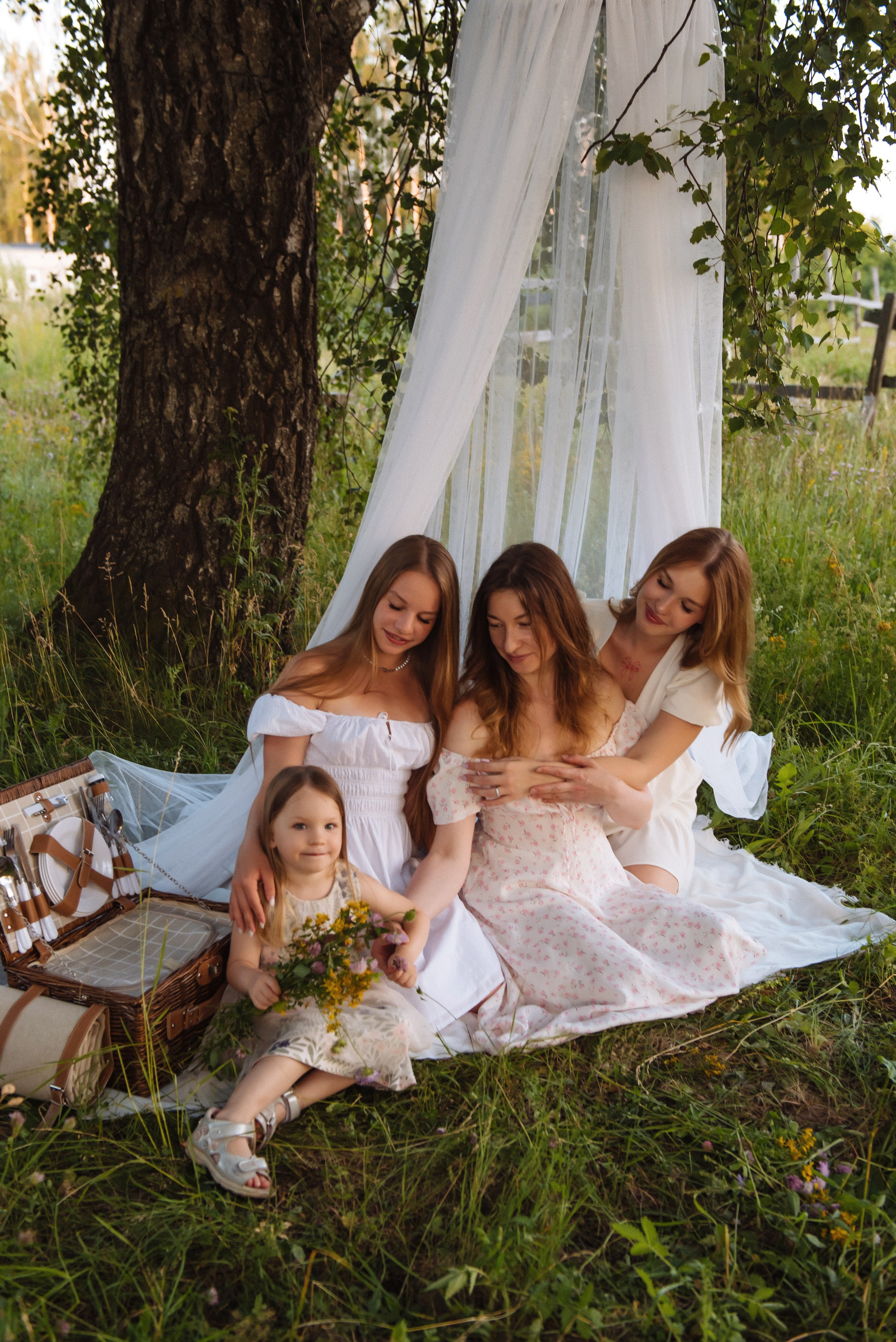 Летний вечер большой семьей. Свадебный, портретный, фотограф беременности в Нижнем Новгороде Алина Зиновьева