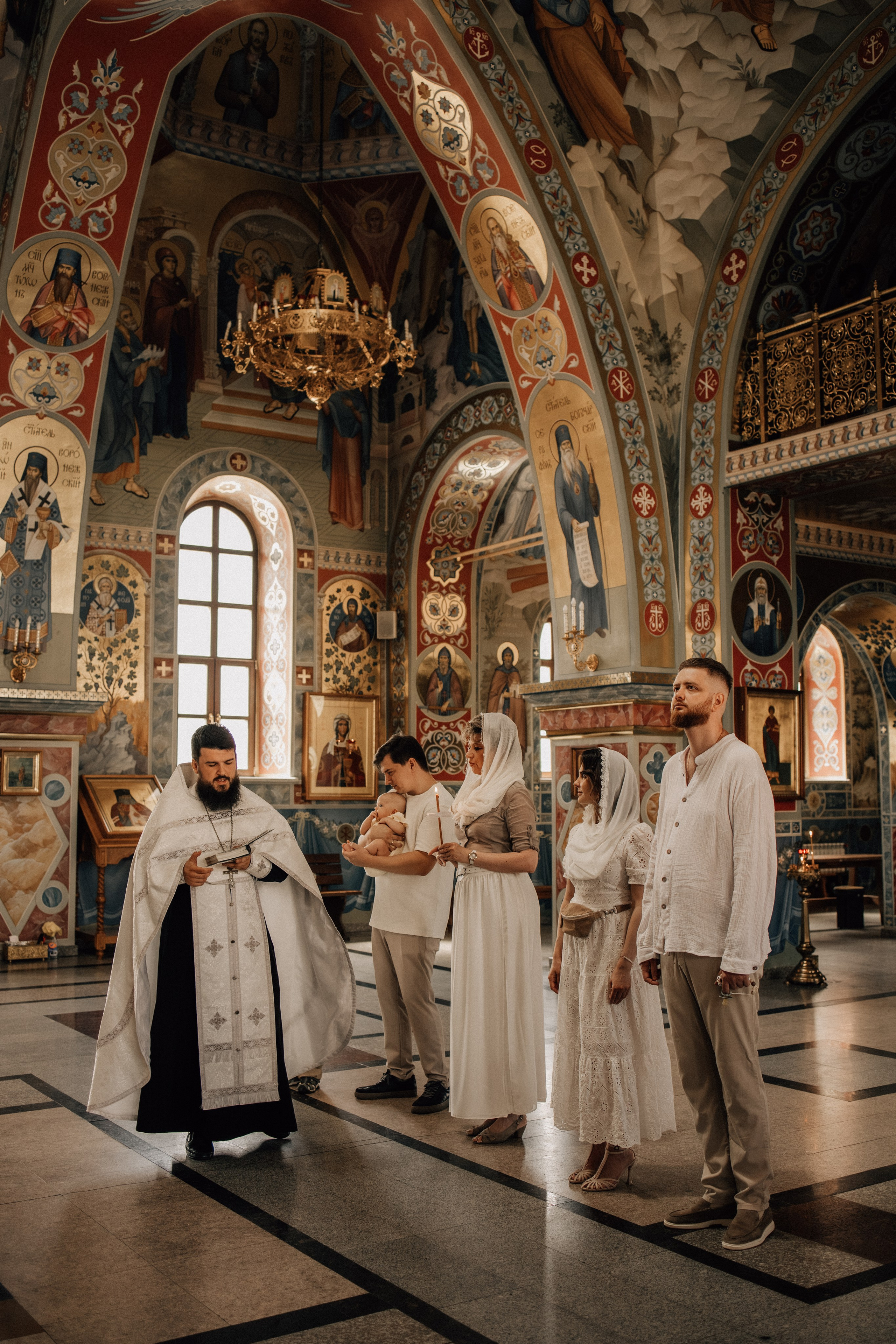 Съемка крещения в Воронеже, фотосессия крещения