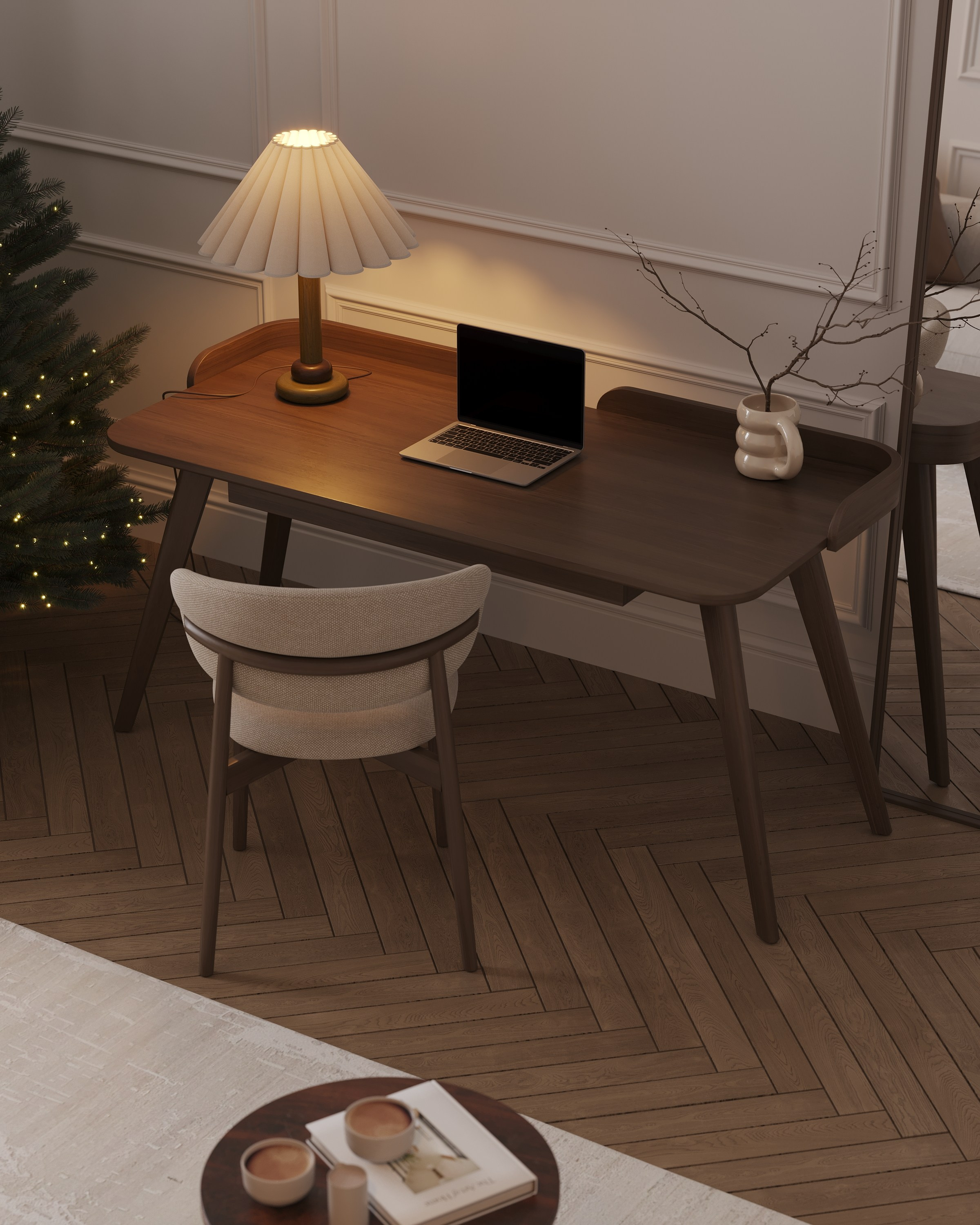 WINTER OFFICE. 3d визуализатор Анастасия Науменко