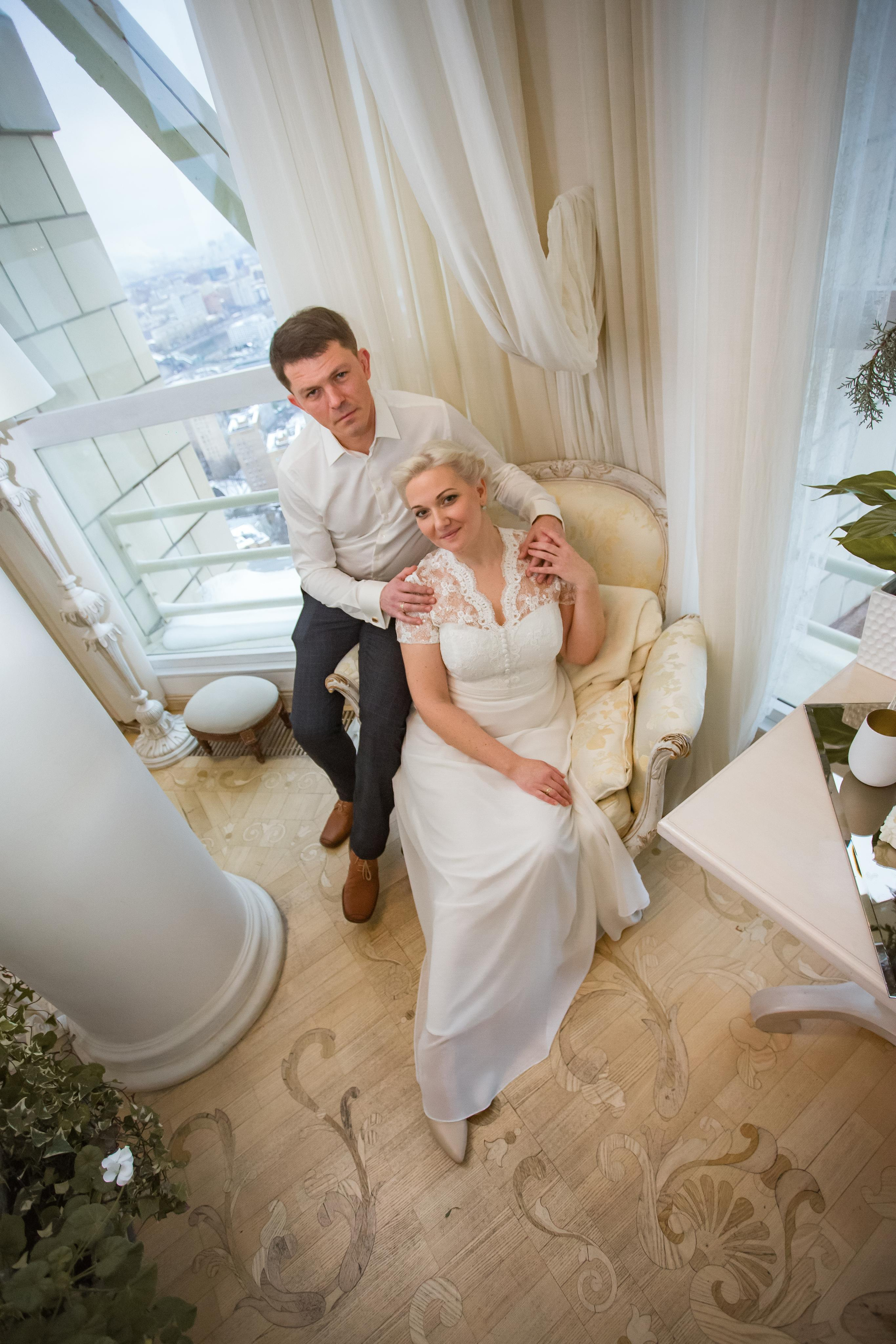 Свадебная фотосессия в ресторане Romantic в Москве