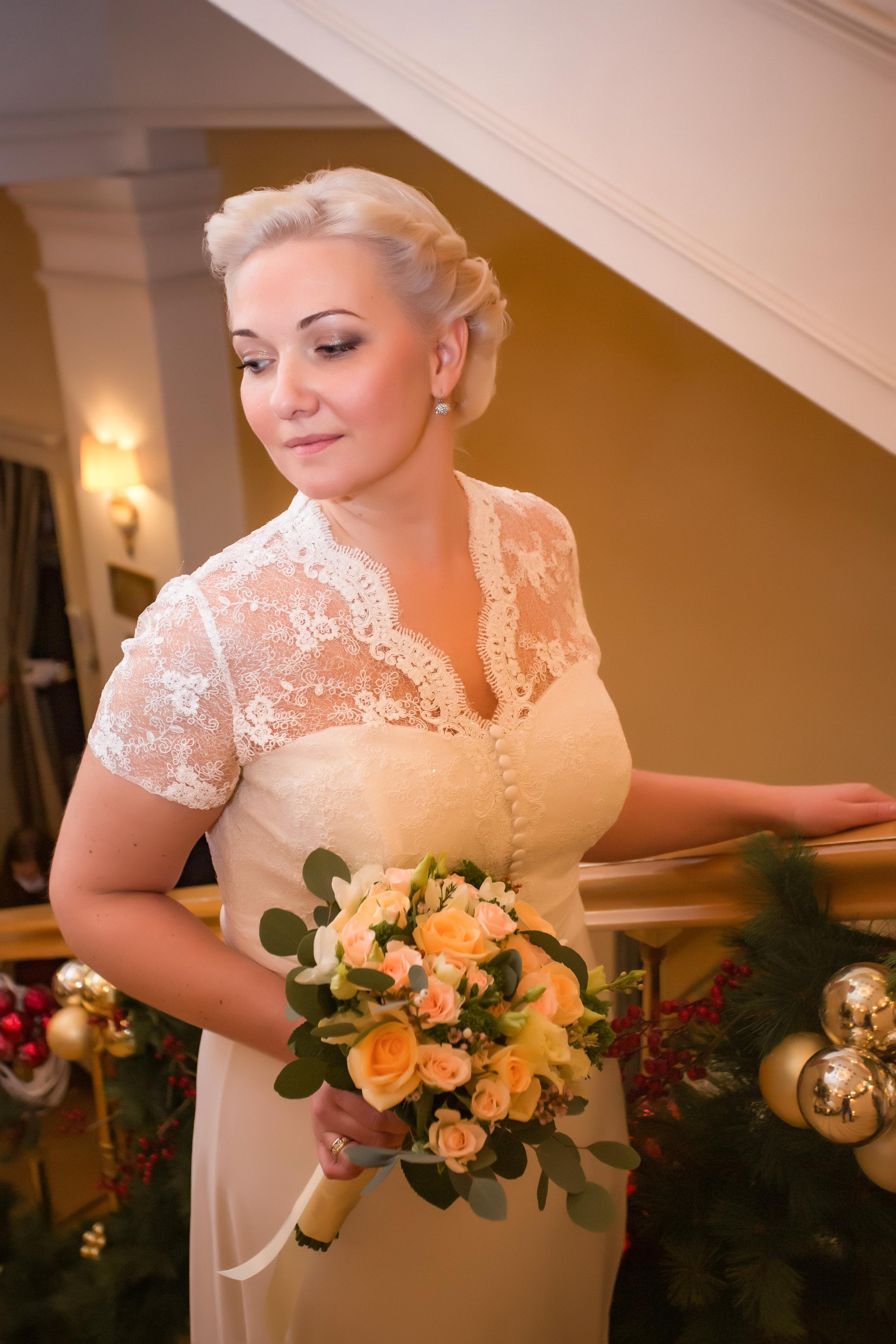 Свадебная фотосессия в ресторане Romantic в Москве