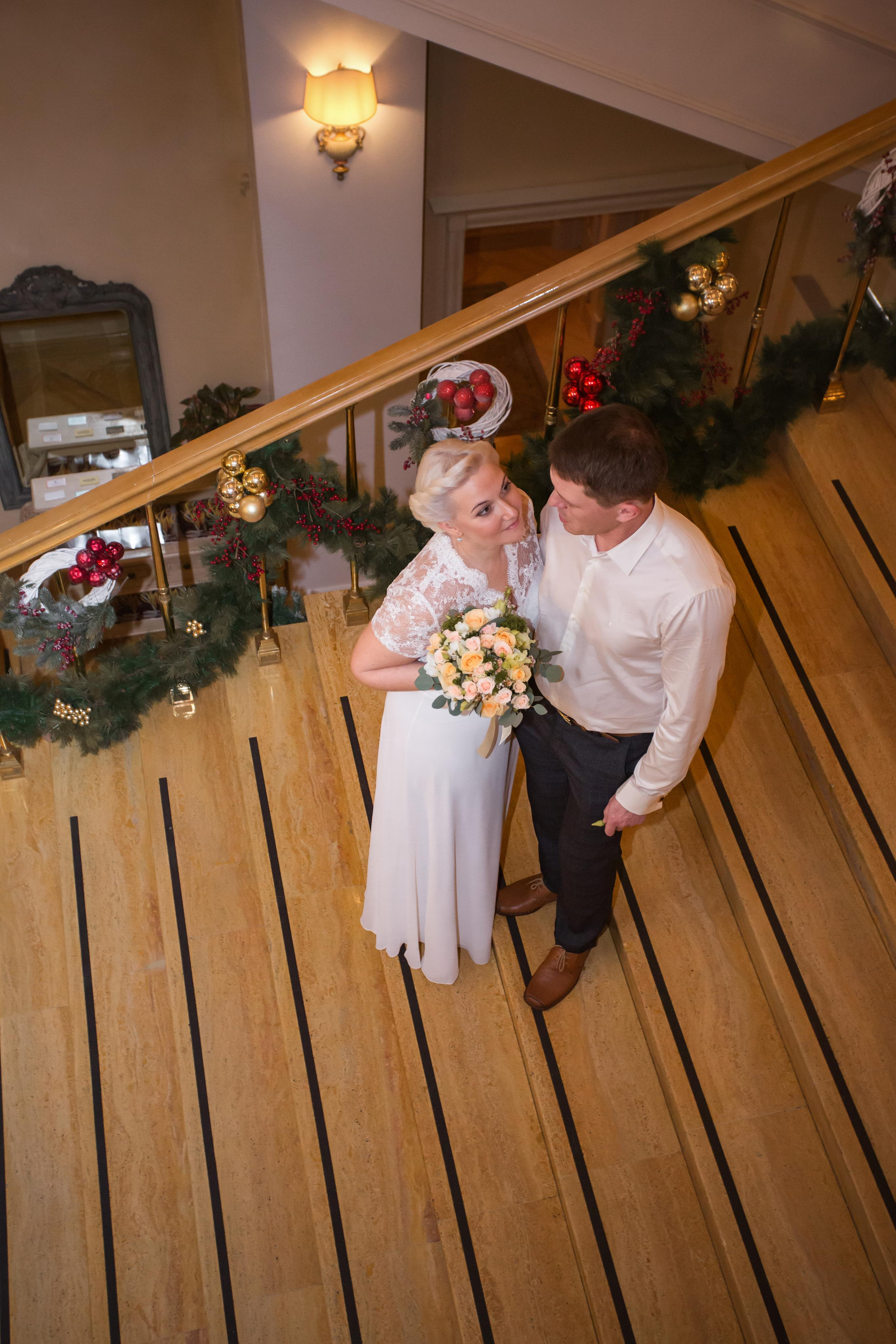 Свадебная фотосессия в ресторане Romantic в Москве