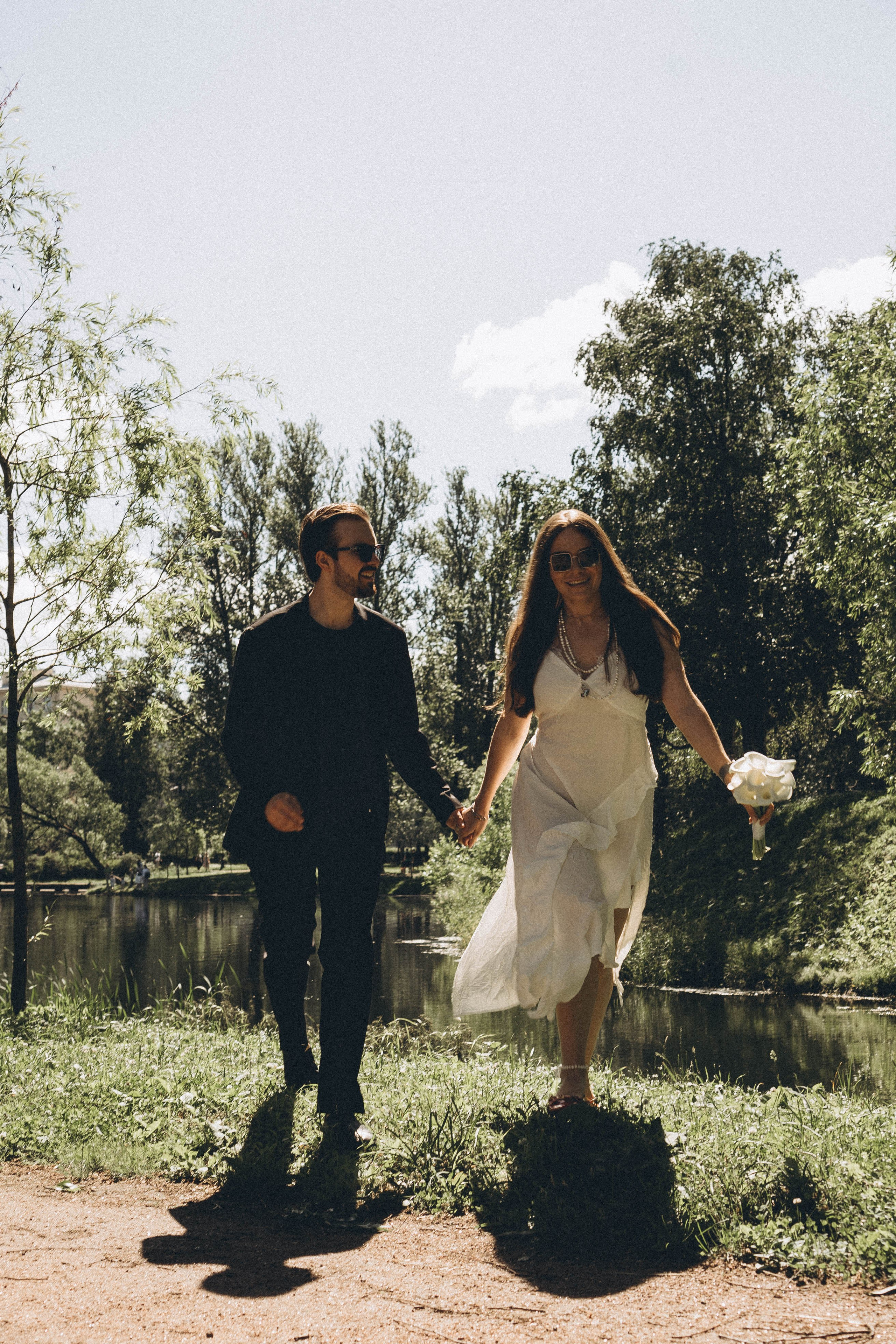 СВАДЕБНАЯ СЬЕМКА В ПАРКЕ ПОБЕДЫ И ПРОГУЛКА ПО МОСКОВСКОМУ ПРОСПЕКТУ. Профессиональный фотограф, Санкт-Петербург — Виктория Богомолова