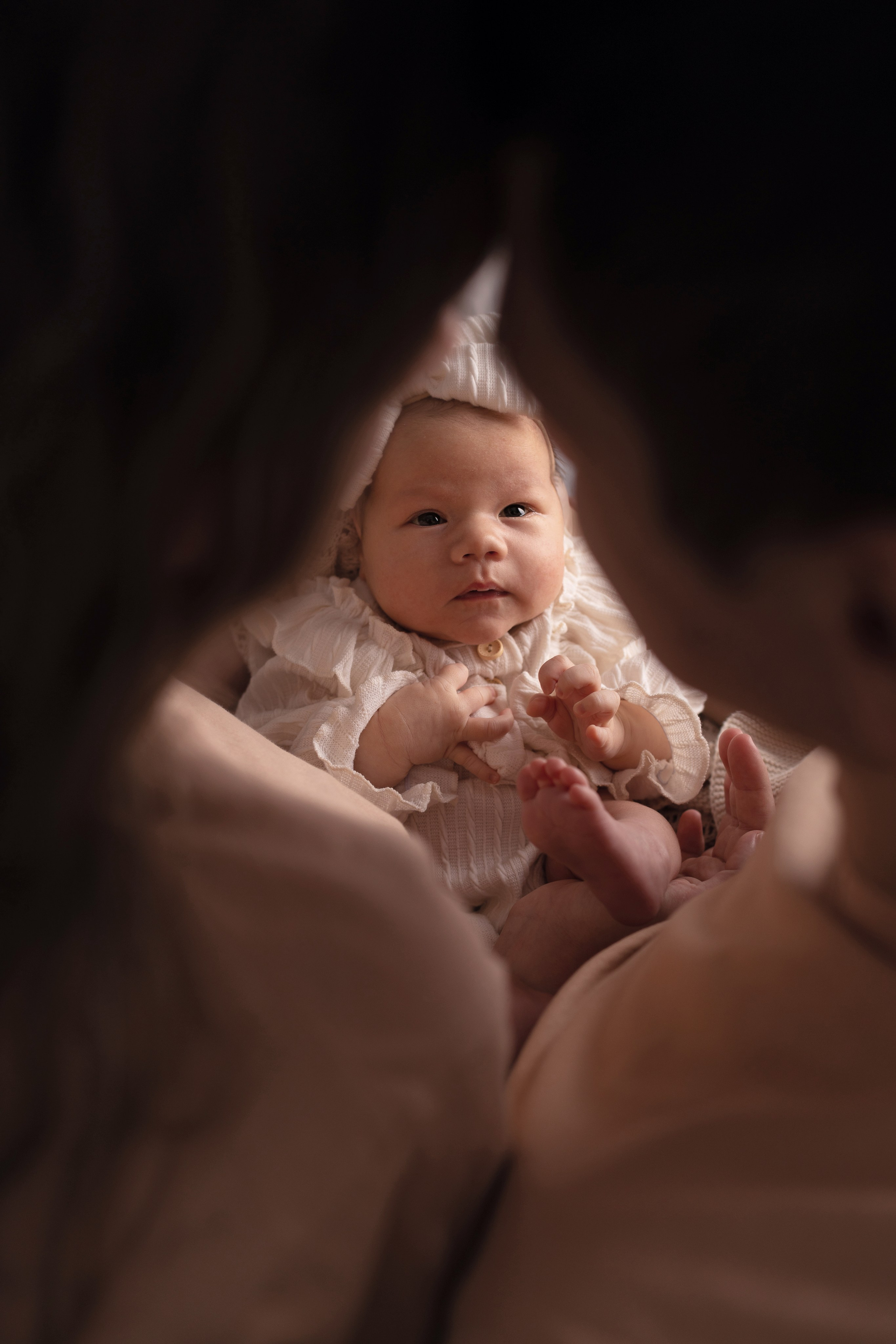 Newborn съемка в стиле Лайф. Фотограф новорожденных малышей в Омске и Омской области Эльвира Камаева