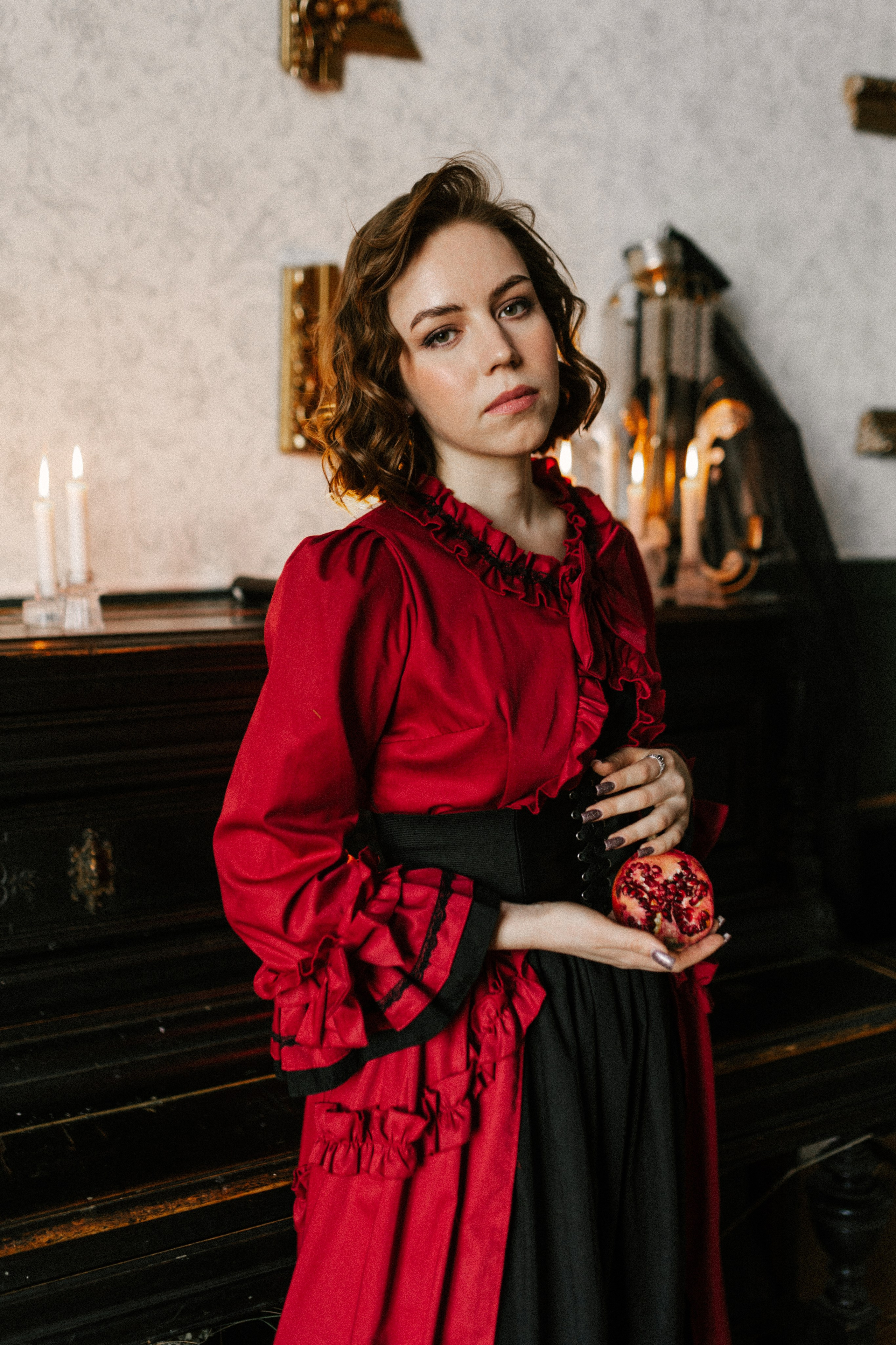 Красное-черное настроение. Свадебный и портретный фотограф — Мария Костина