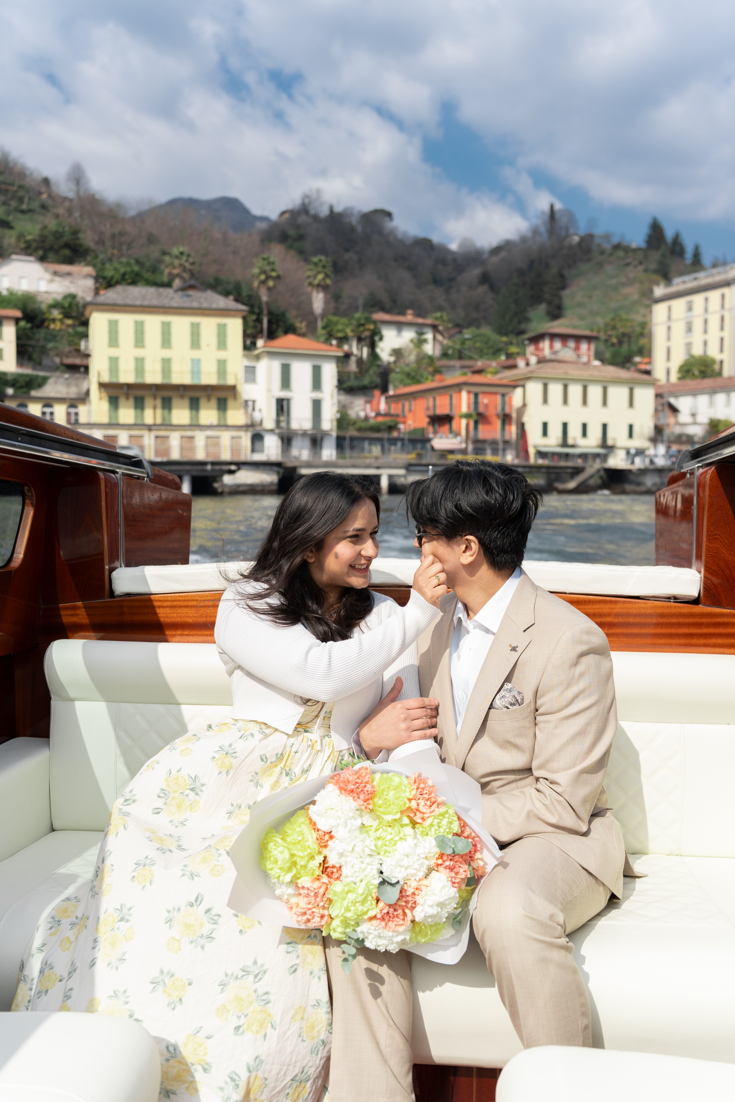 Addy & Fiance. Maria Anistratova | Destination Photographer, Videographer & Drone Pilot — Lake Como