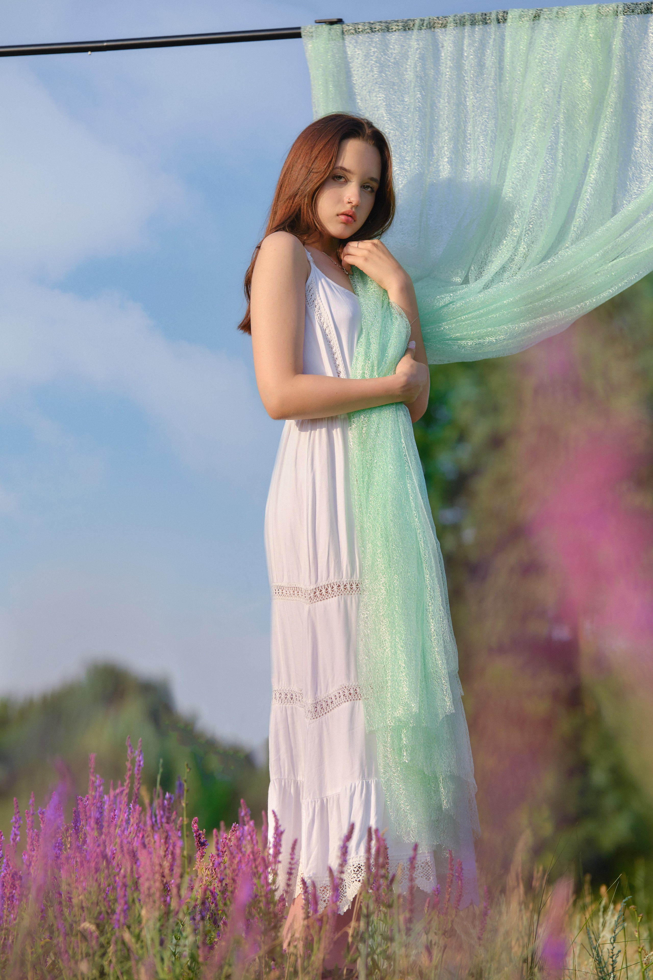 Летняя фотосессия на природе, в лесу, на улице. Семейная с детьми