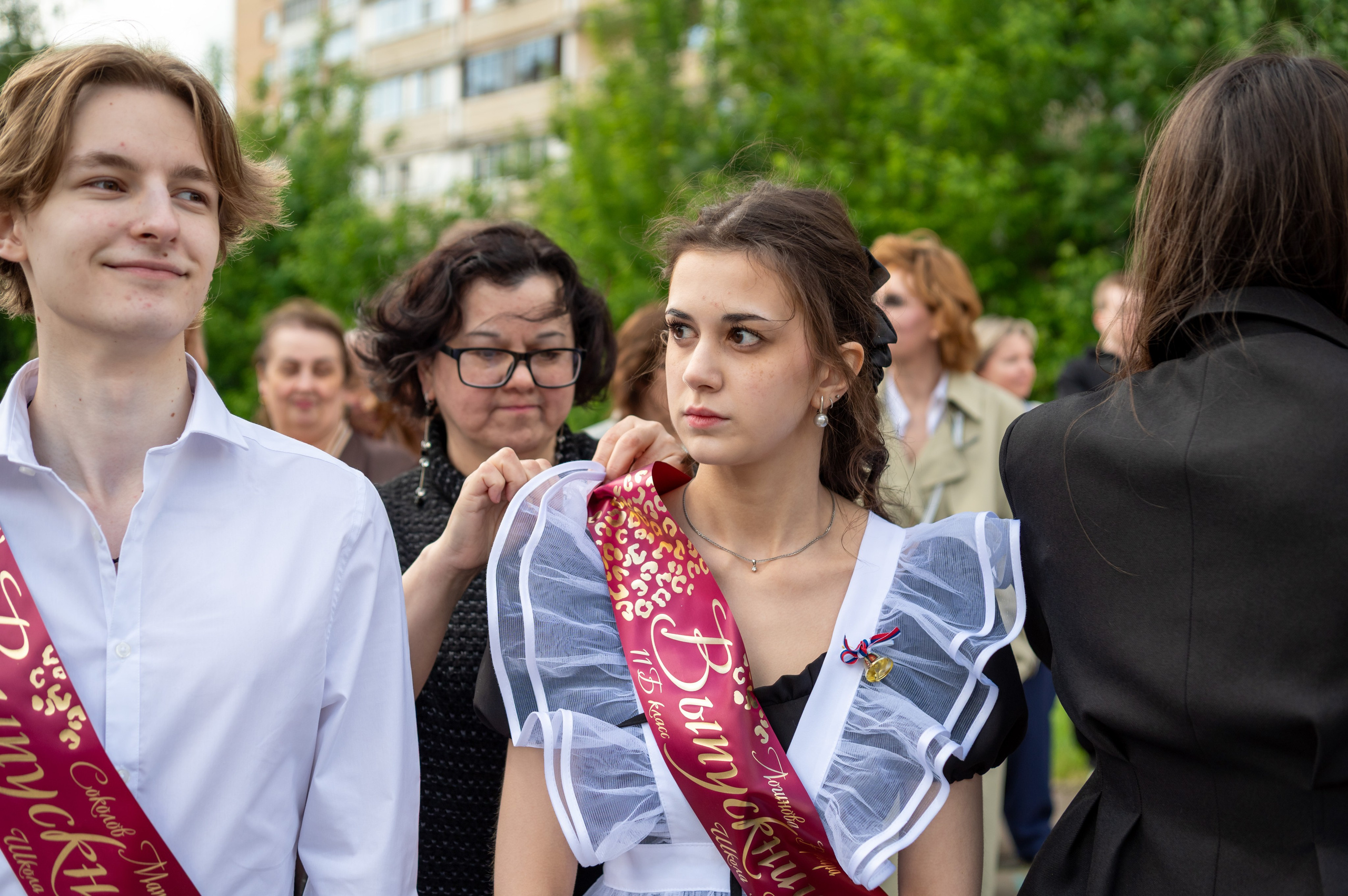 Школа № 760 имени А. П. Маресьева, Выпускной 11 класс. 2026 г. Детский и семейный фотограф г. Москва Оксана Катаджи ☘