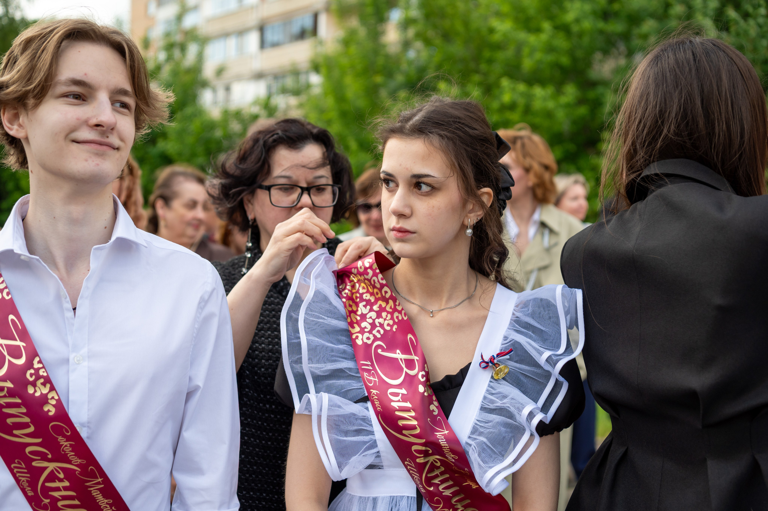 Школа № 760 имени А. П. Маресьева, Выпускной 11 класс. 2026 г. Детский и семейный фотограф г. Москва Оксана Катаджи ☘