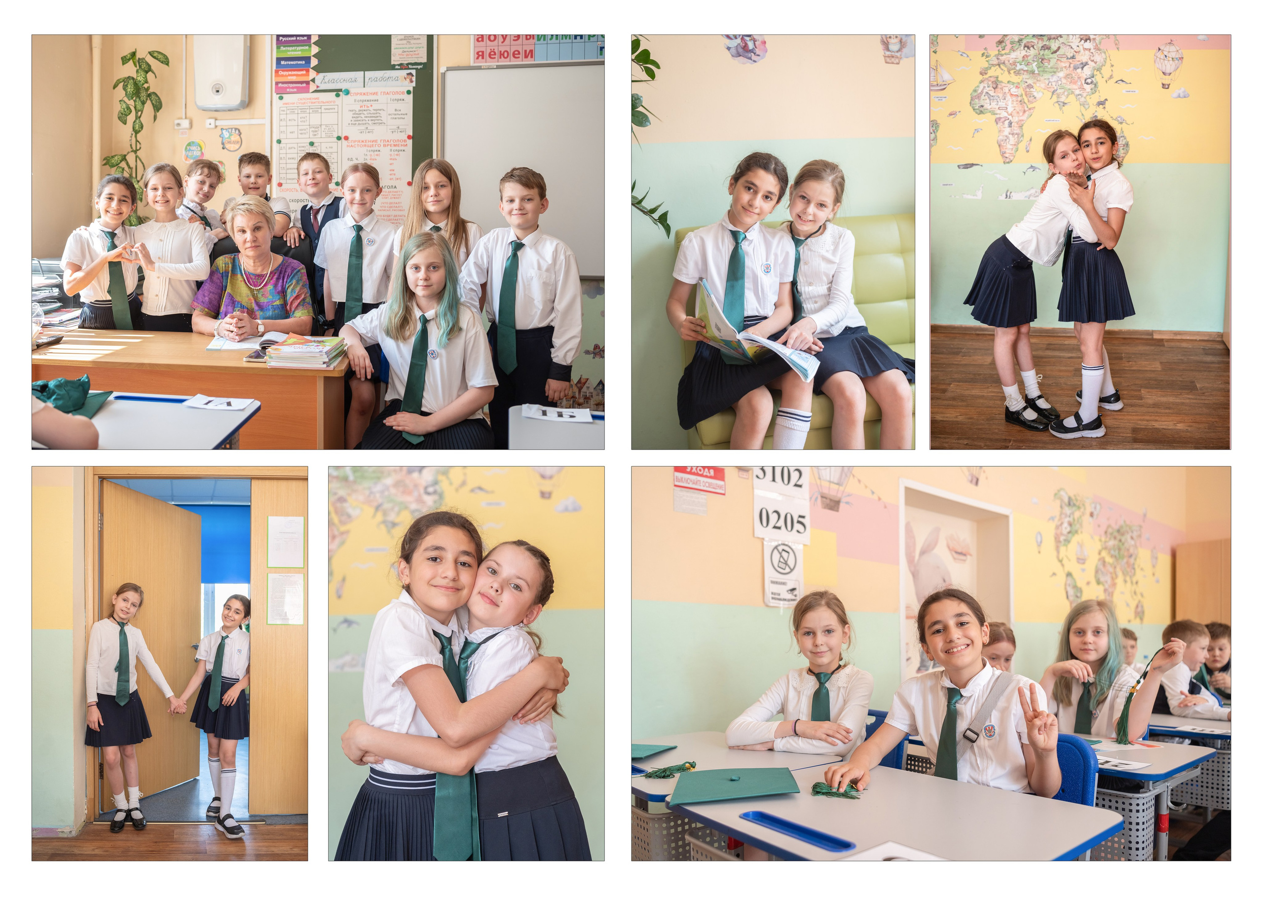 Макет альбома 4-Э класс. Детский и семейный фотограф г. Москва Оксана Катаджи ☘