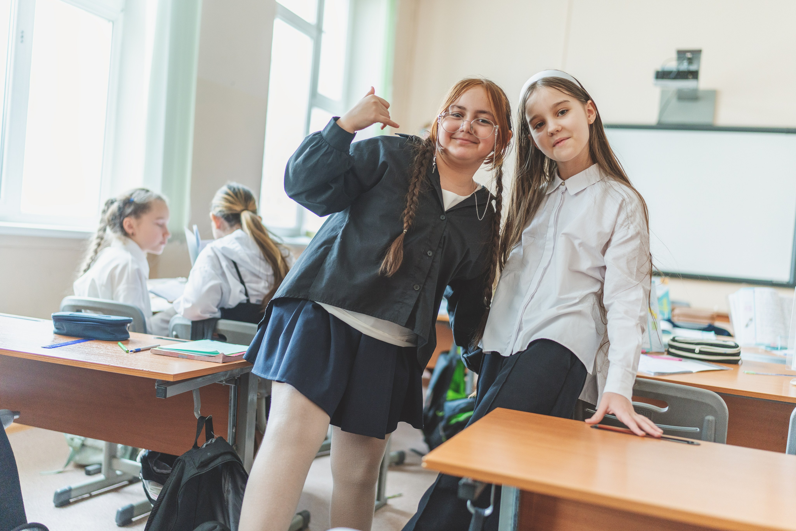 Школа № 1413, 4-Е класс. Детский и семейный фотограф г. Москва Оксана Катаджи ☘