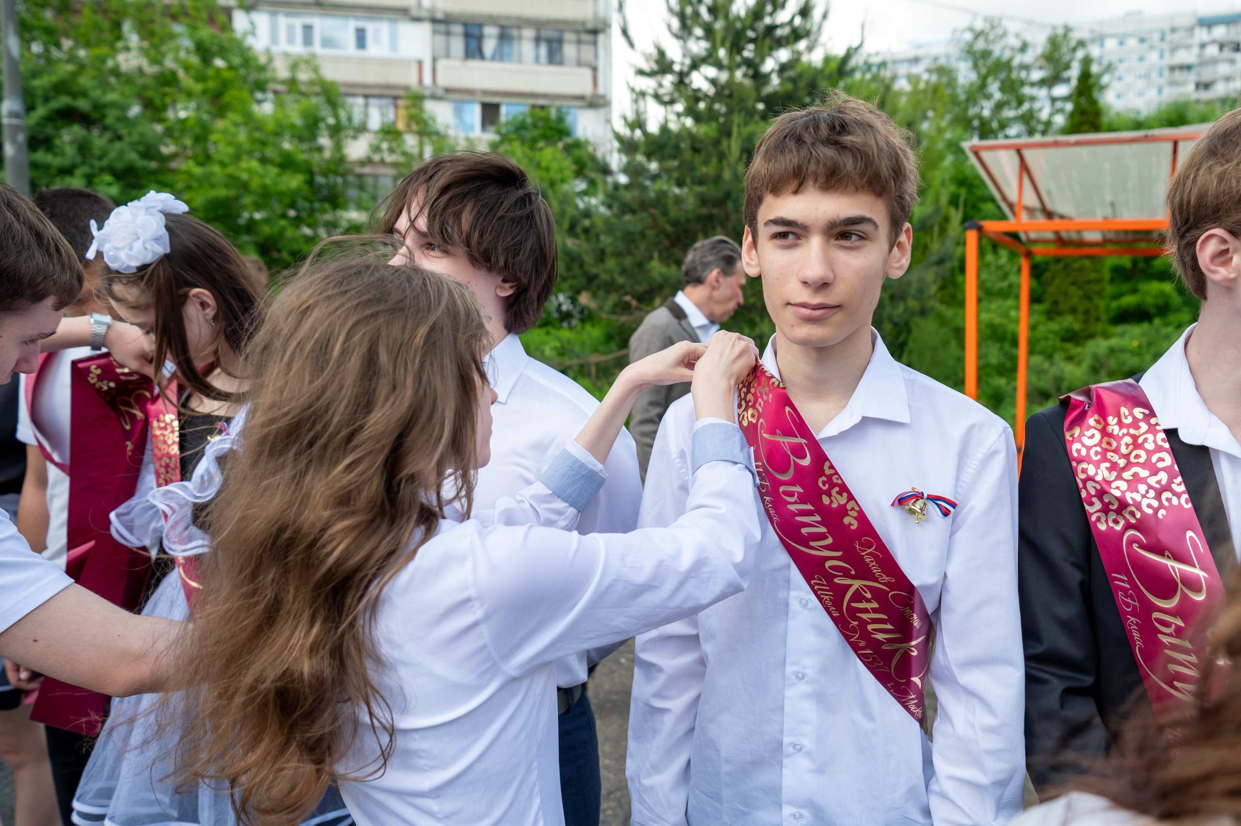 Школа № 760 имени А. П. Маресьева, Выпускной 11 класс. 2026 г. Детский и семейный фотограф г. Москва Оксана Катаджи ☘