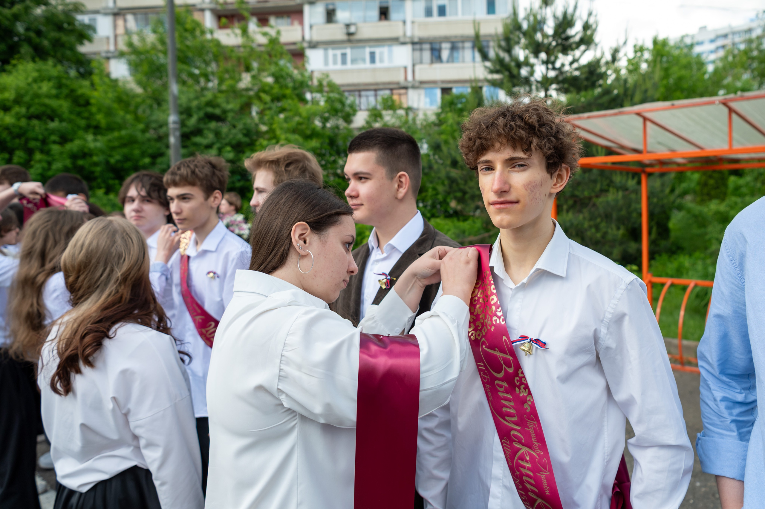 Школа № 760 имени А. П. Маресьева, Выпускной 11 класс. 2026 г. Детский и семейный фотограф г. Москва Оксана Катаджи ☘