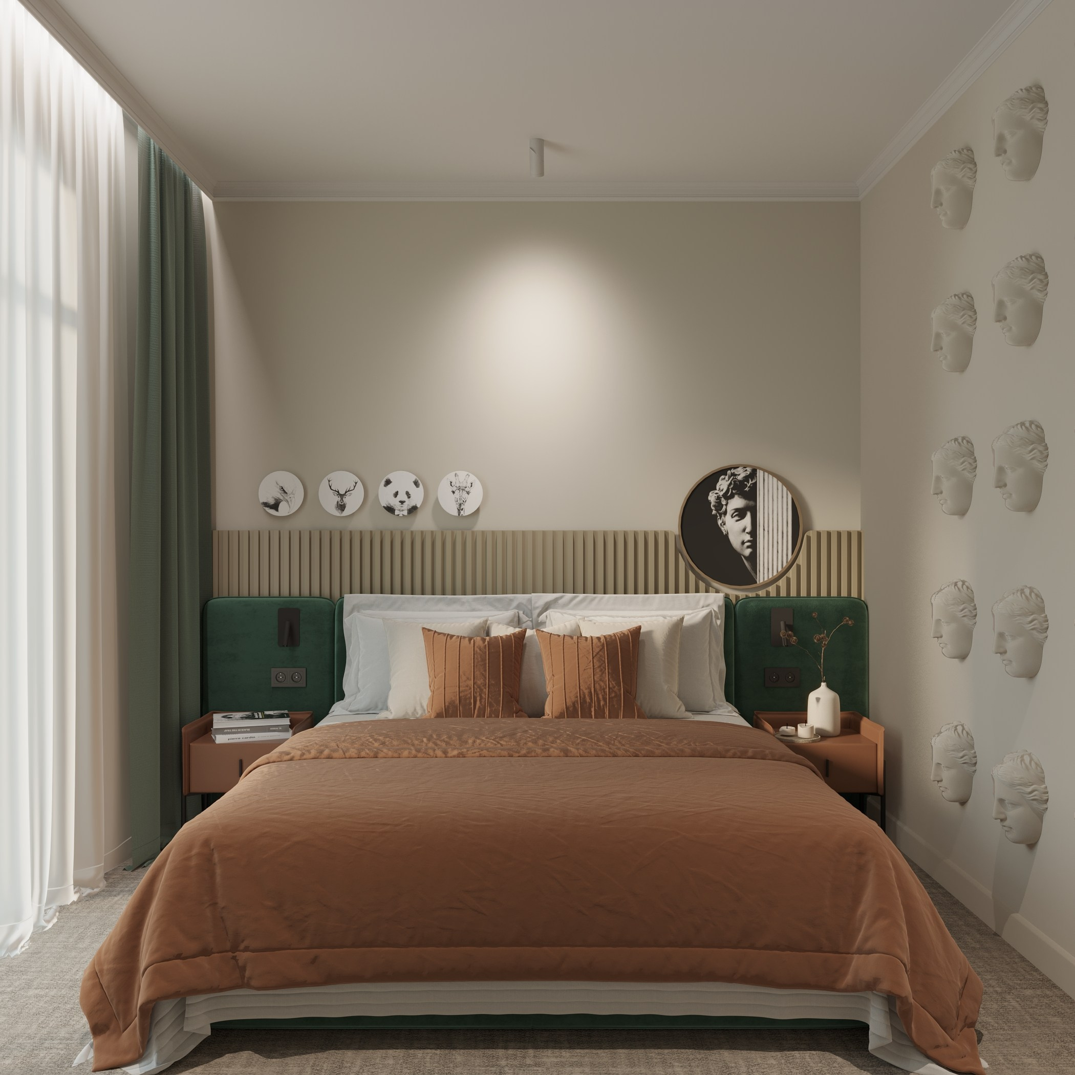 Hotel Room 3D Visualization — Comfort and Elegance. 3D INTERIOR AND ARCHITECTURE VISUALIZATION