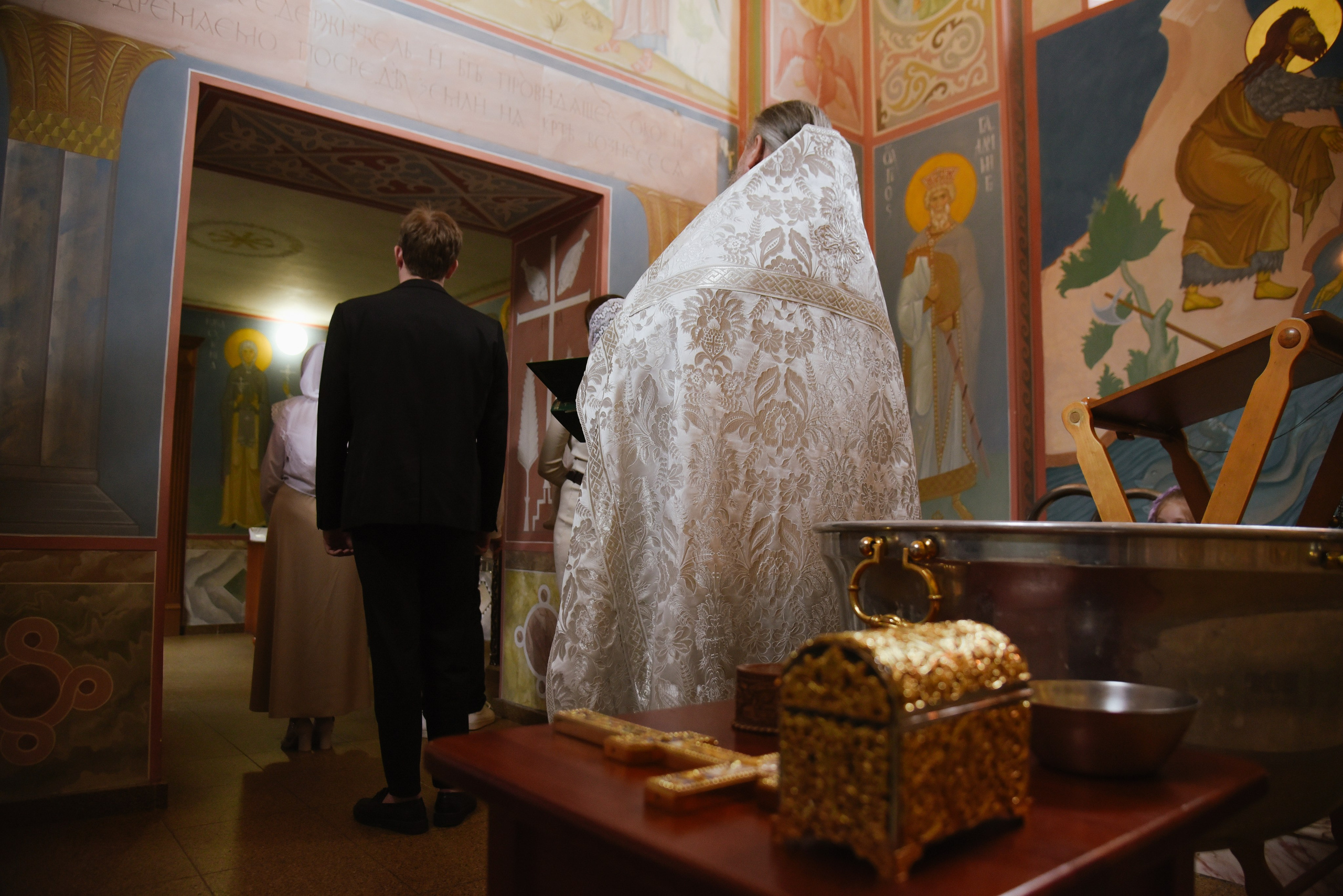 Крещение Вадима. Фотограф Лола Волна, город Москва