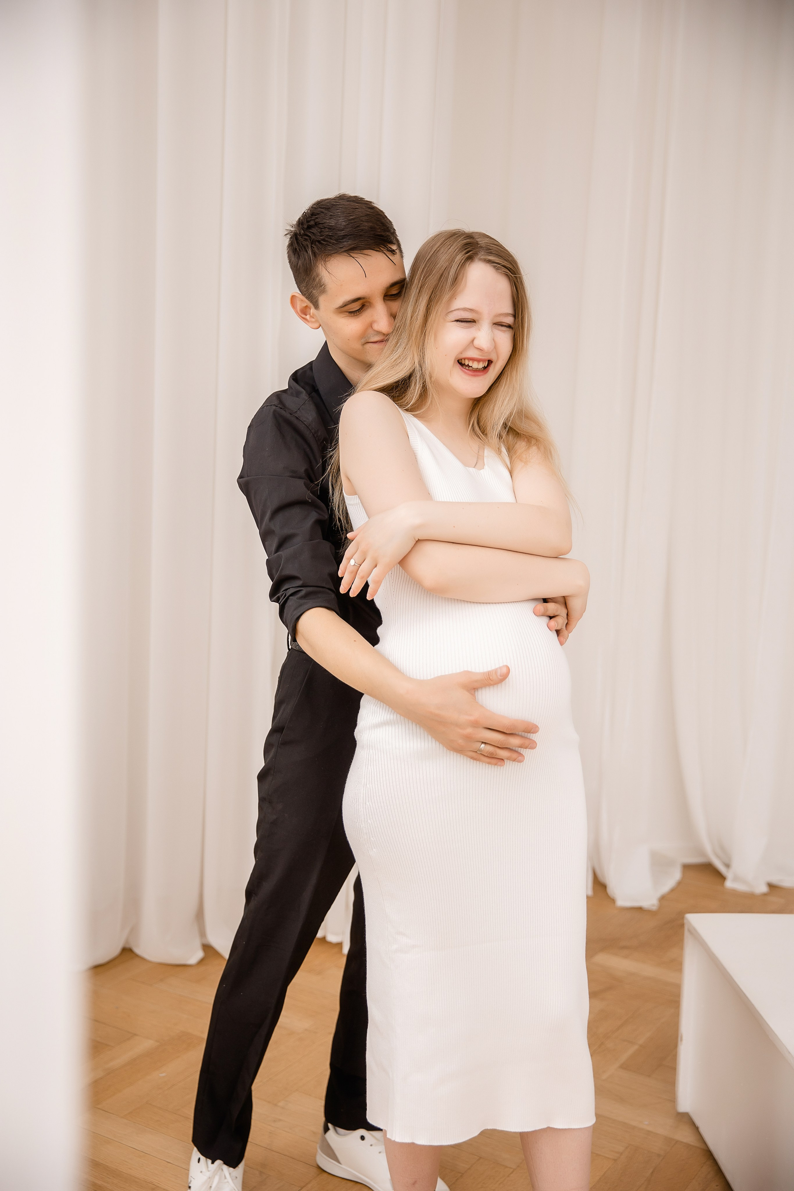 Беременная фотосессия. Паша и Арина в ожидании Варвары. Семейный и детский фотограф в Москве Вера Ускова