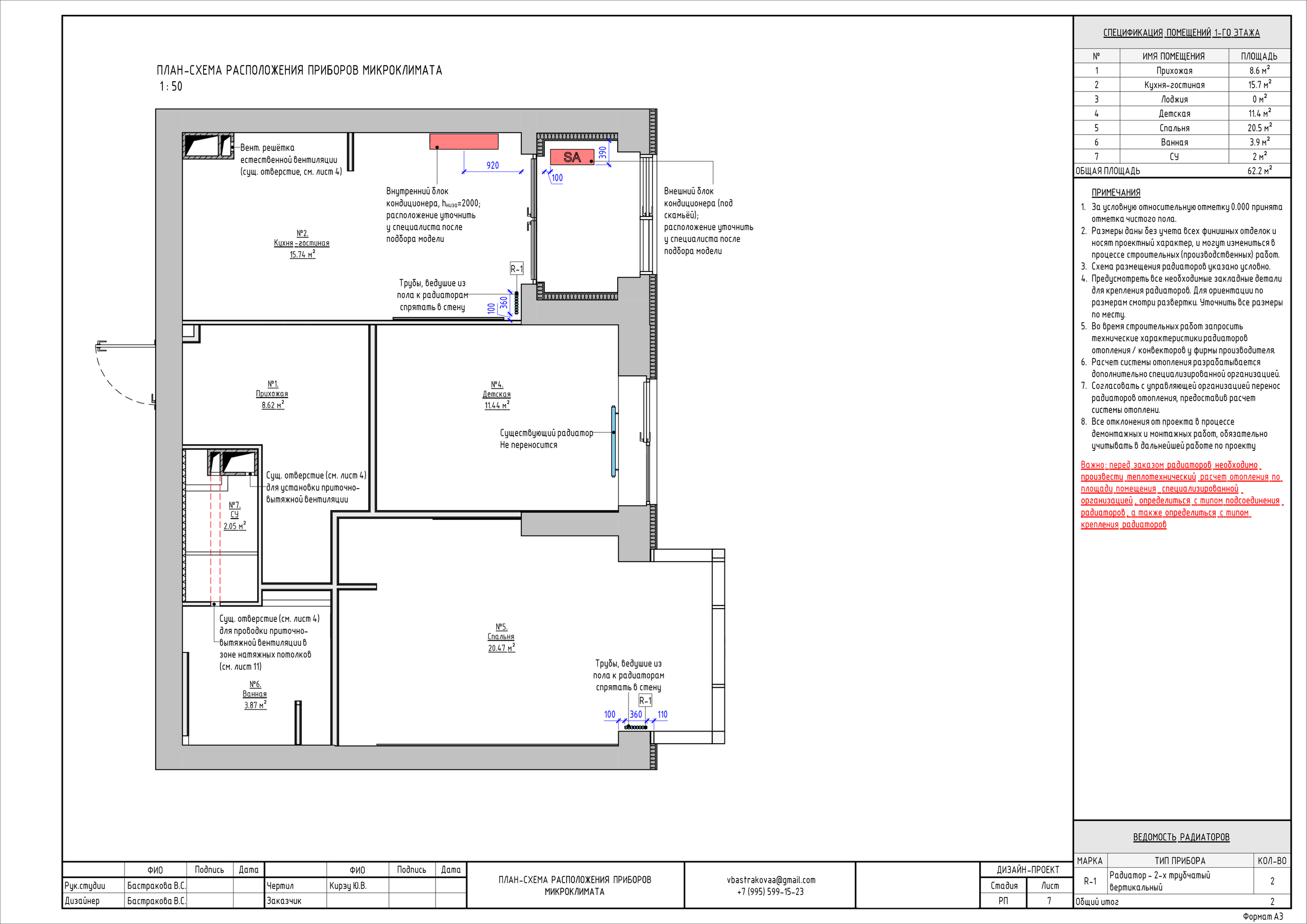 Бастракова Валерия — дизайнер интерьера с архитектурным образованием