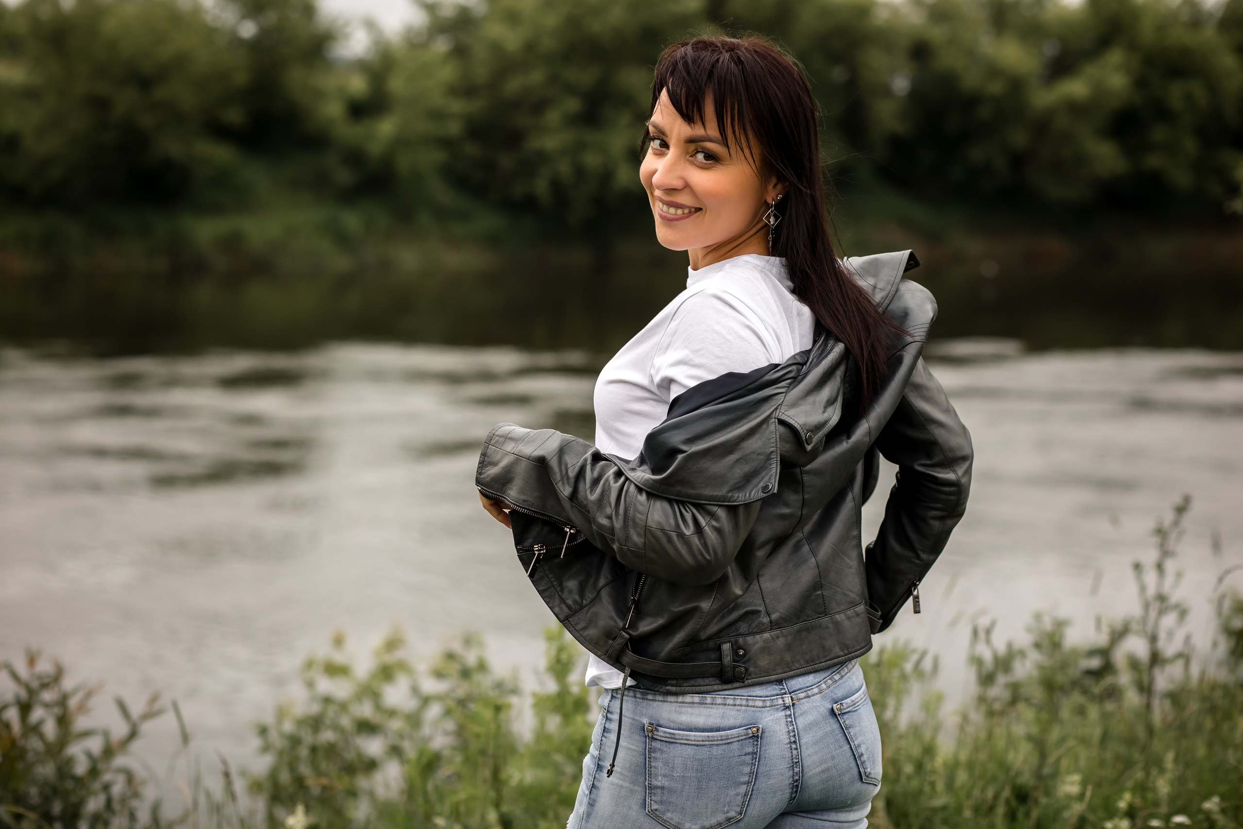 Катя с детками