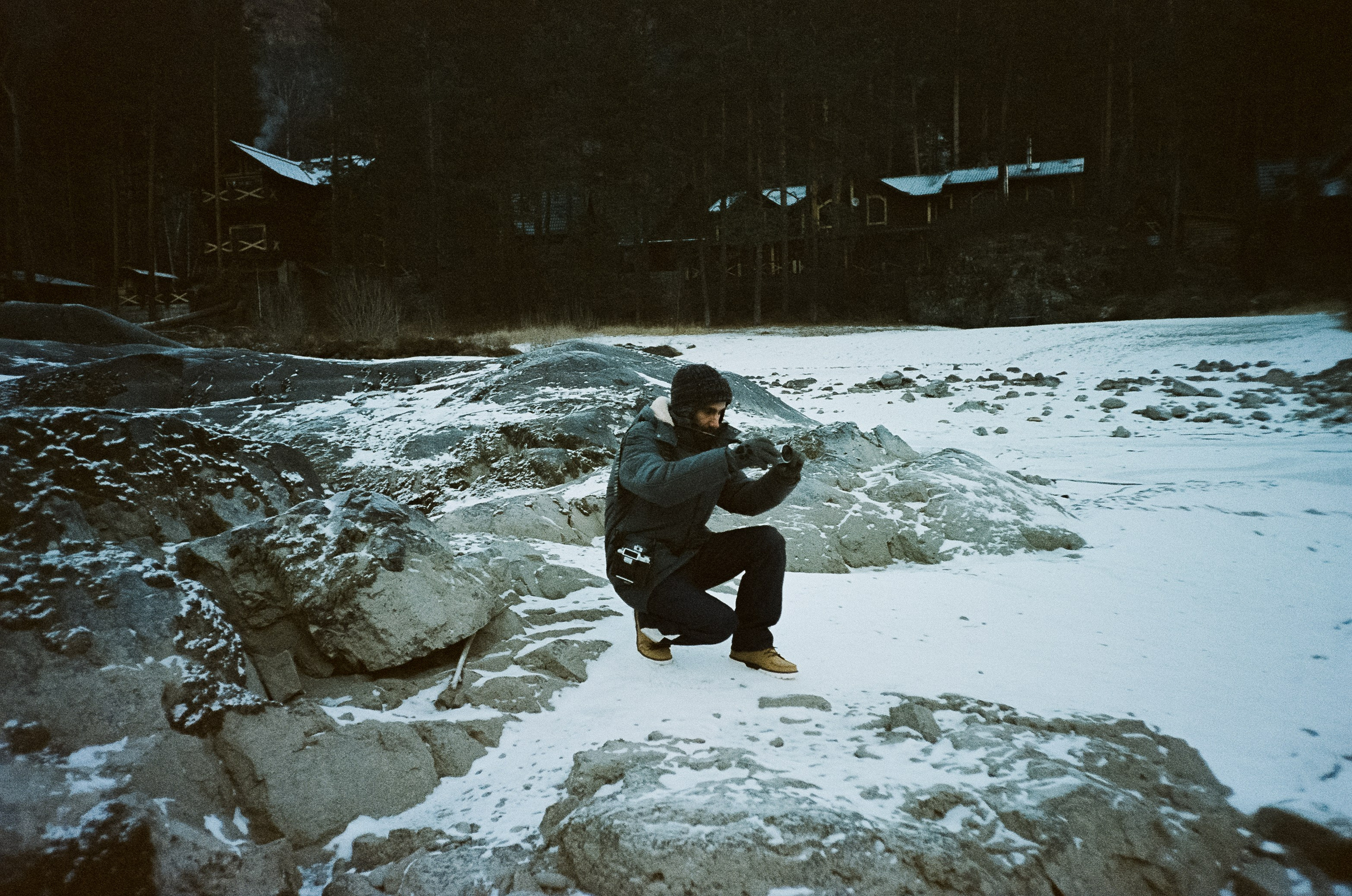 Кедровый остров в суровый мороз. Фотограф-документалист Мария Осокина