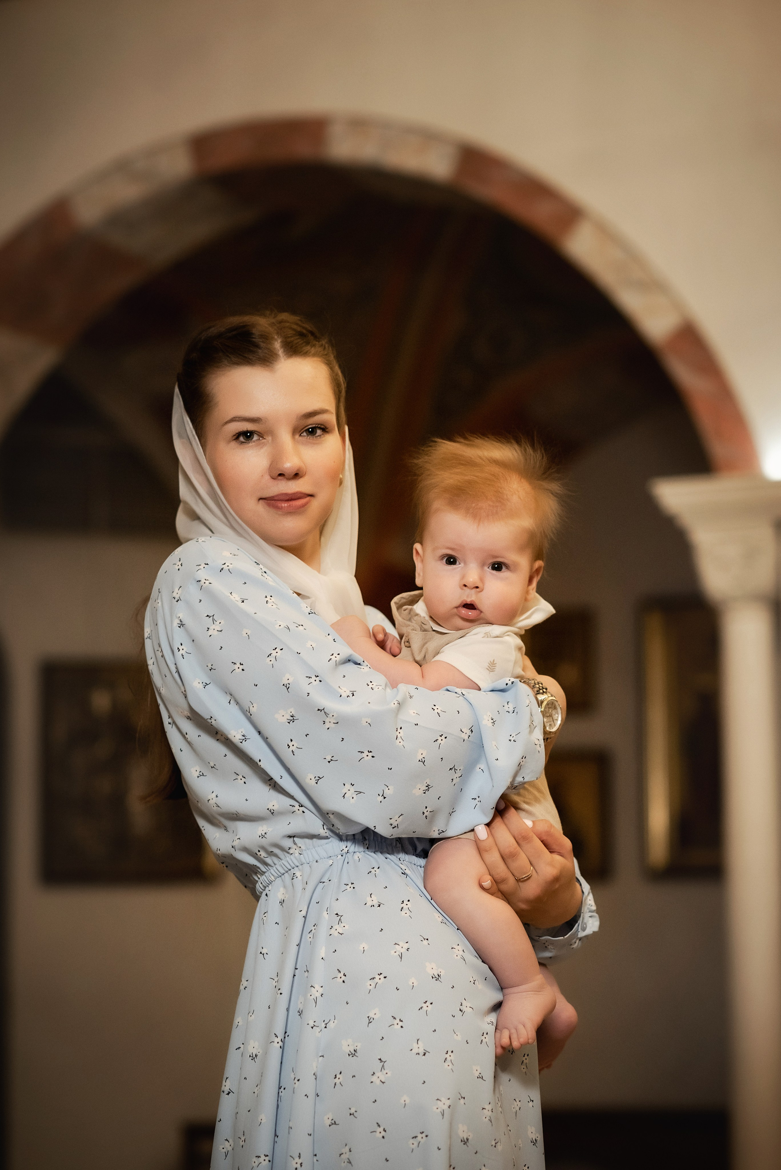 Крещение Алексея в Храме 40 Севастийских мучеников. Семейный фотограф в Ростове-на-Дону Татьяна Литвинова