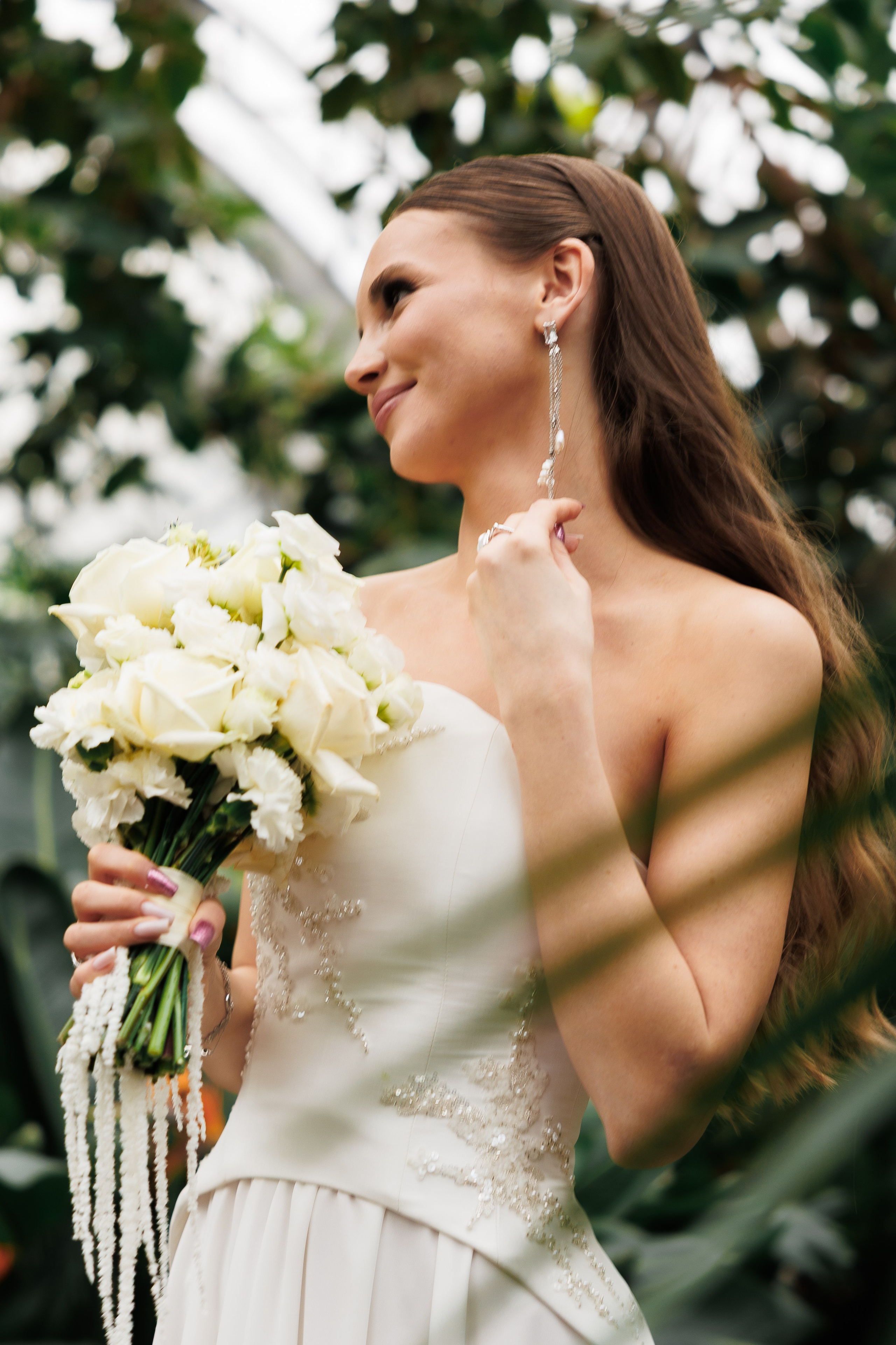 Свадебная прогулка в оранжерее. Питер. Свадебный и семейный фотограф в Москве Красинская Мария