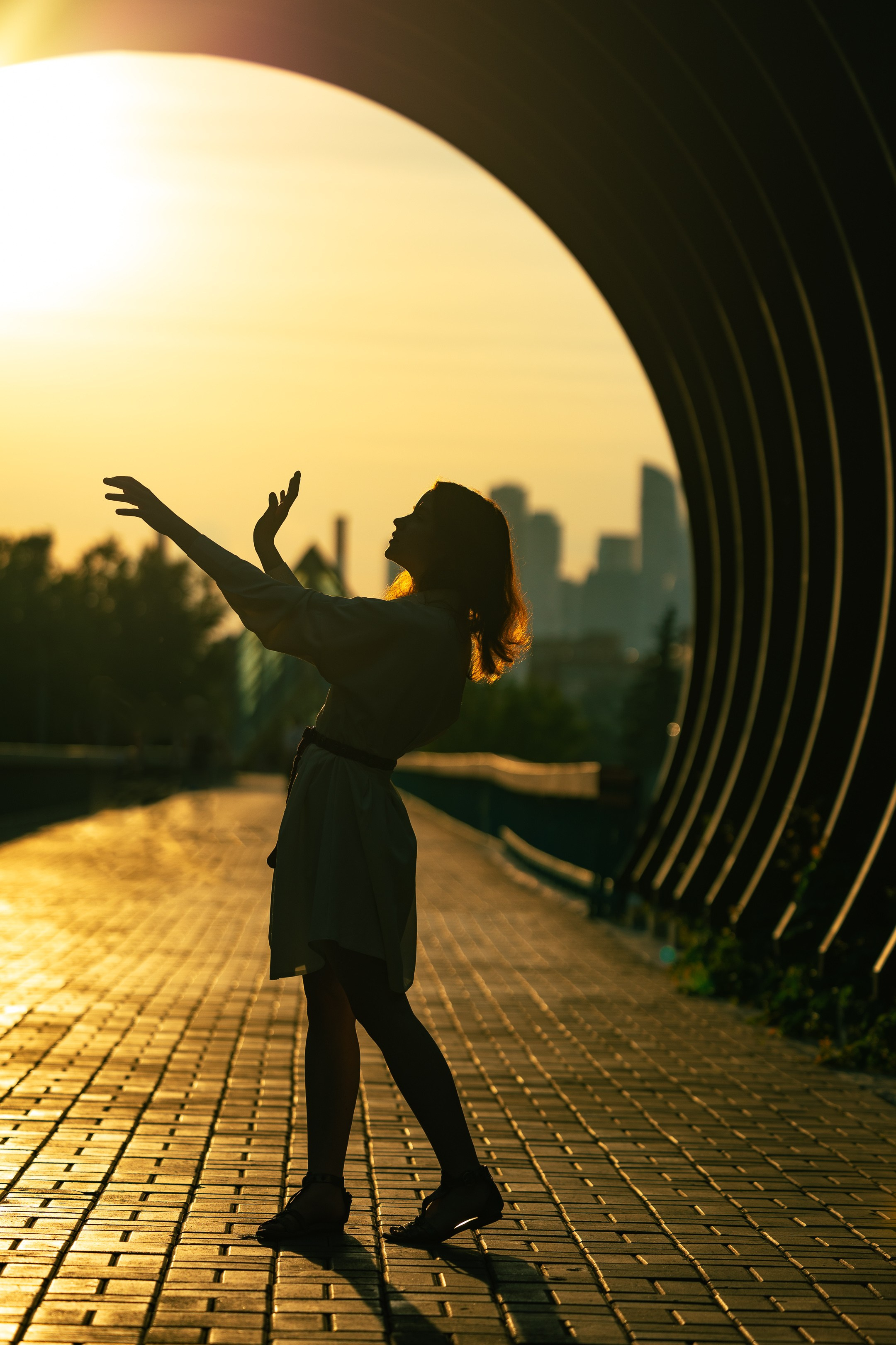 «Солнце в волосах». Прогулка в Парке Горького. Свадебный и семейный фотограф в Москве Красинская Мария