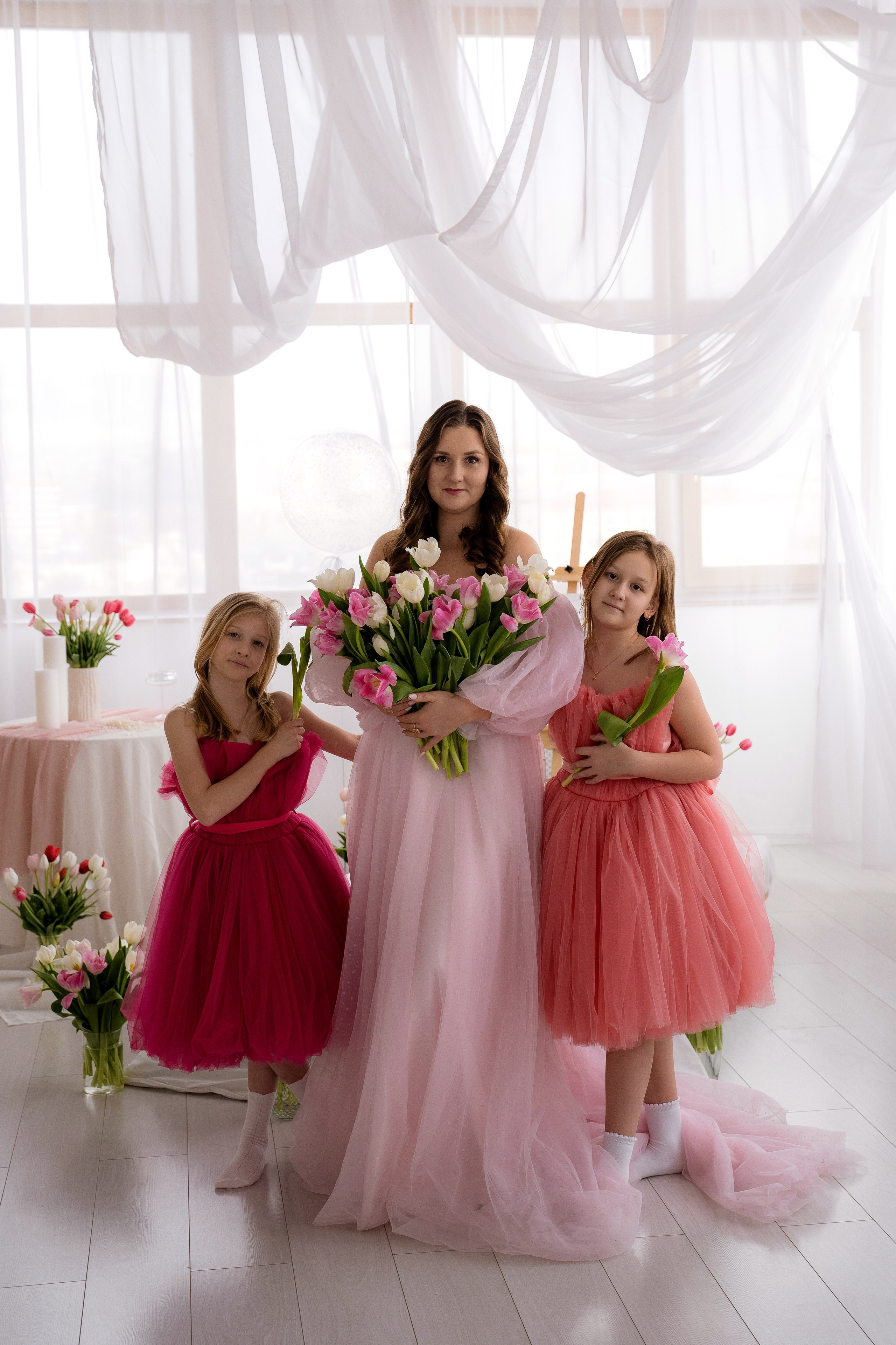 Тюльпановое настроение. Фотостудия Малина в городе Улан-Удэ. Фотограф Ирина Жарникова