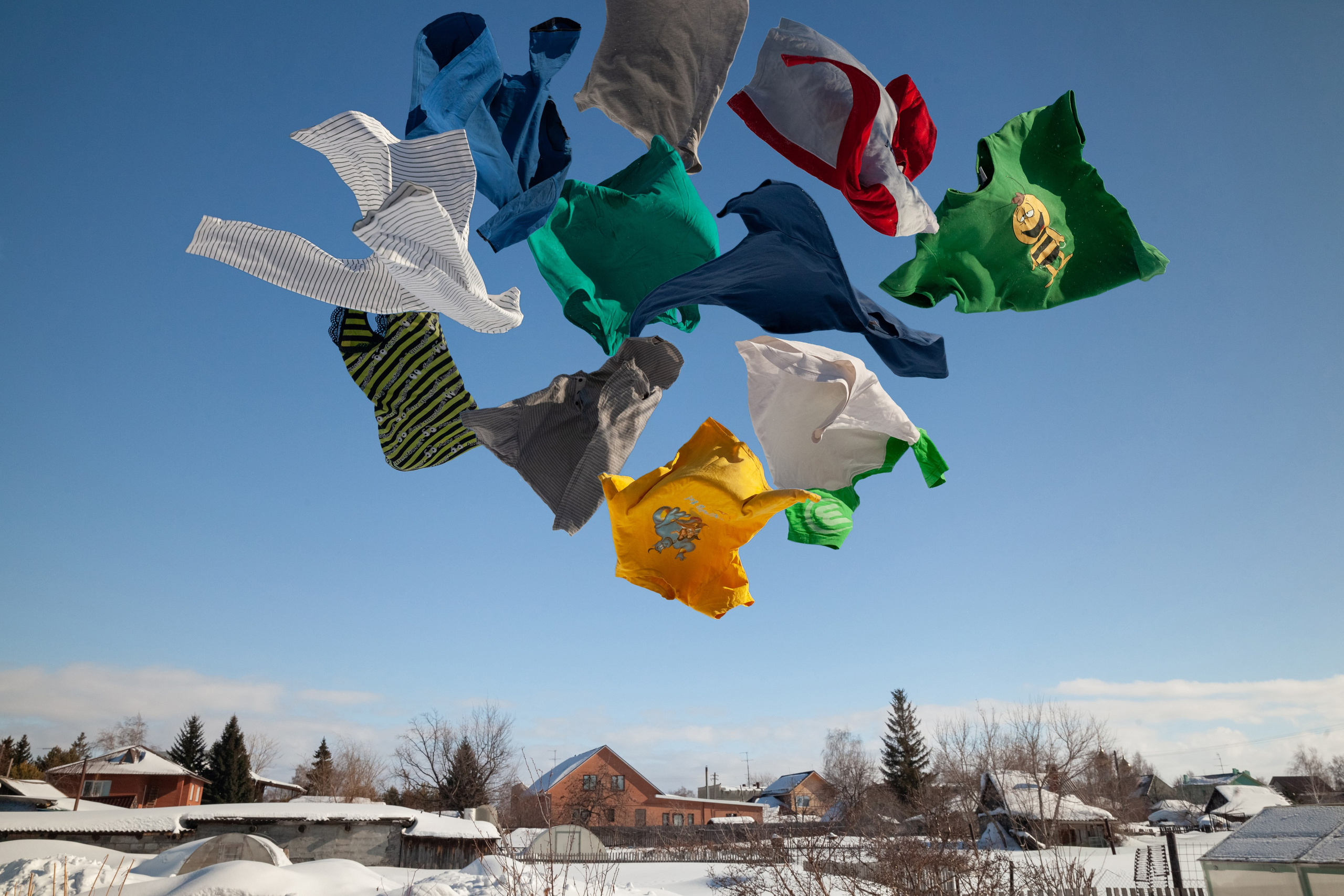 Гора одежды (W.I.P.). Visual artist Olga Burmistrova