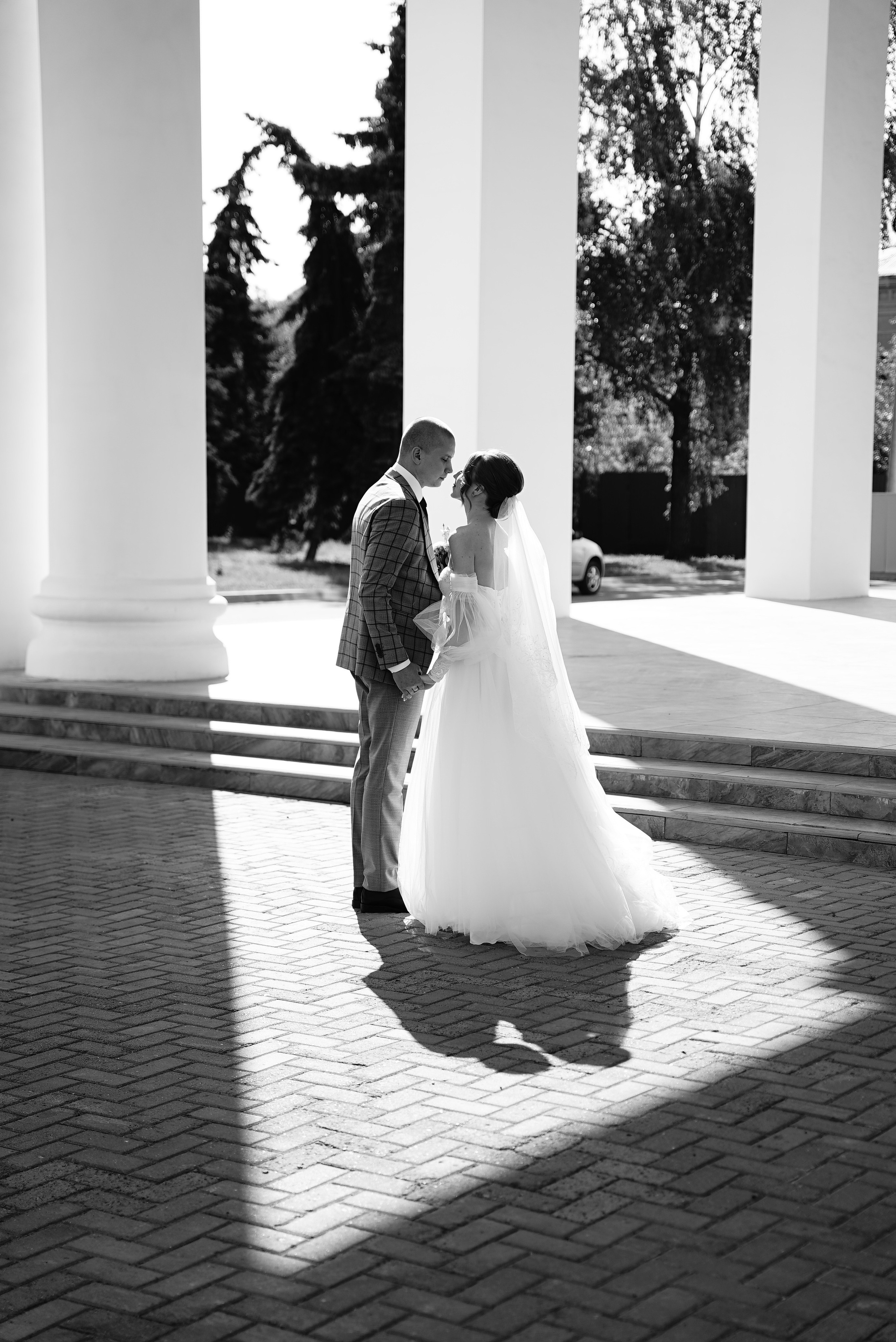 Сергей и Юлиана чб. Свадебный фотограф в Самаре Анна Ковалева