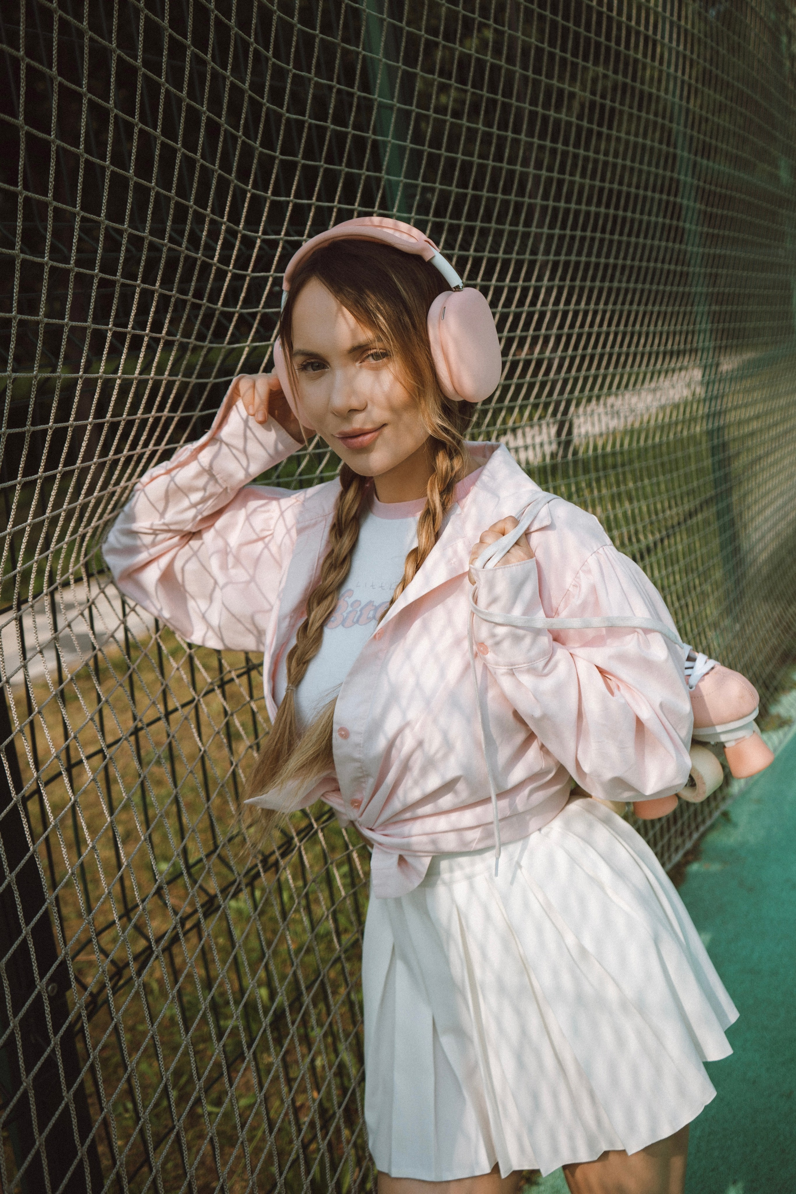 Ретро съемка с роликами — модель Евгения. Фотограф Москва и Видеограф Москва