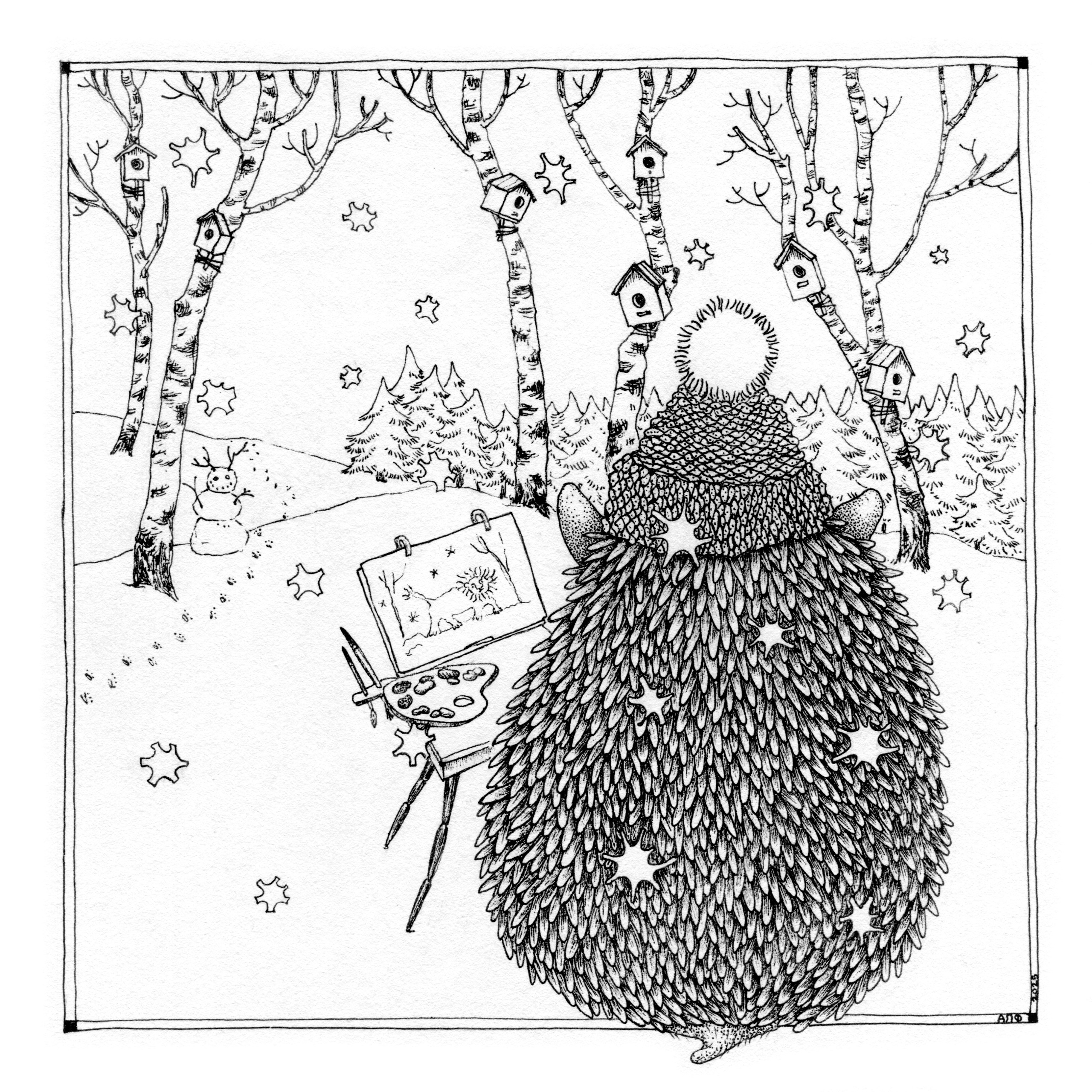 ЗВЕРИНАЯ СЕРИЯ. Художник Анна Перепечėнова-Феофанова. Официальный сайт