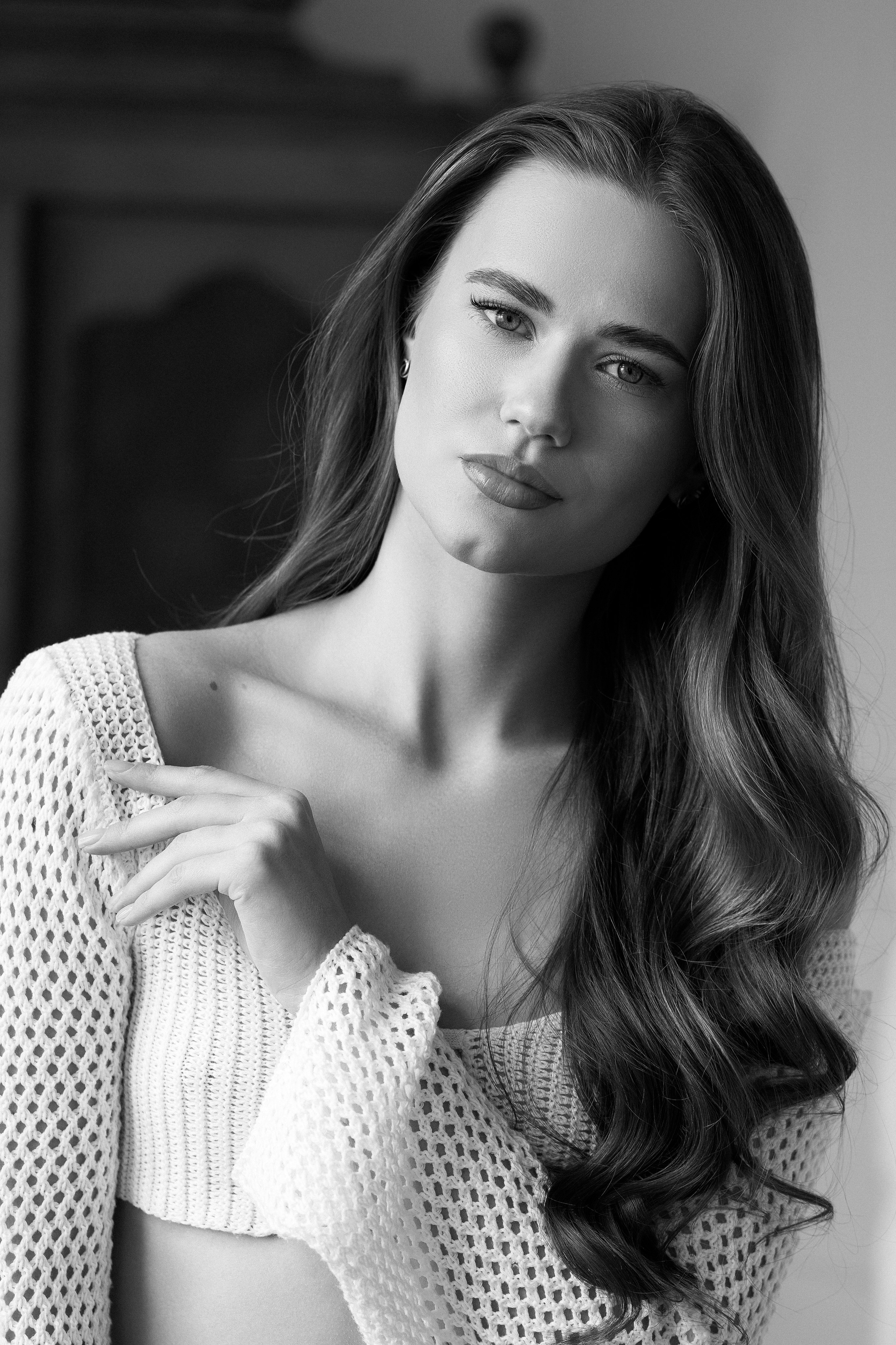 Женский портрет в студии. Фотограф Минск